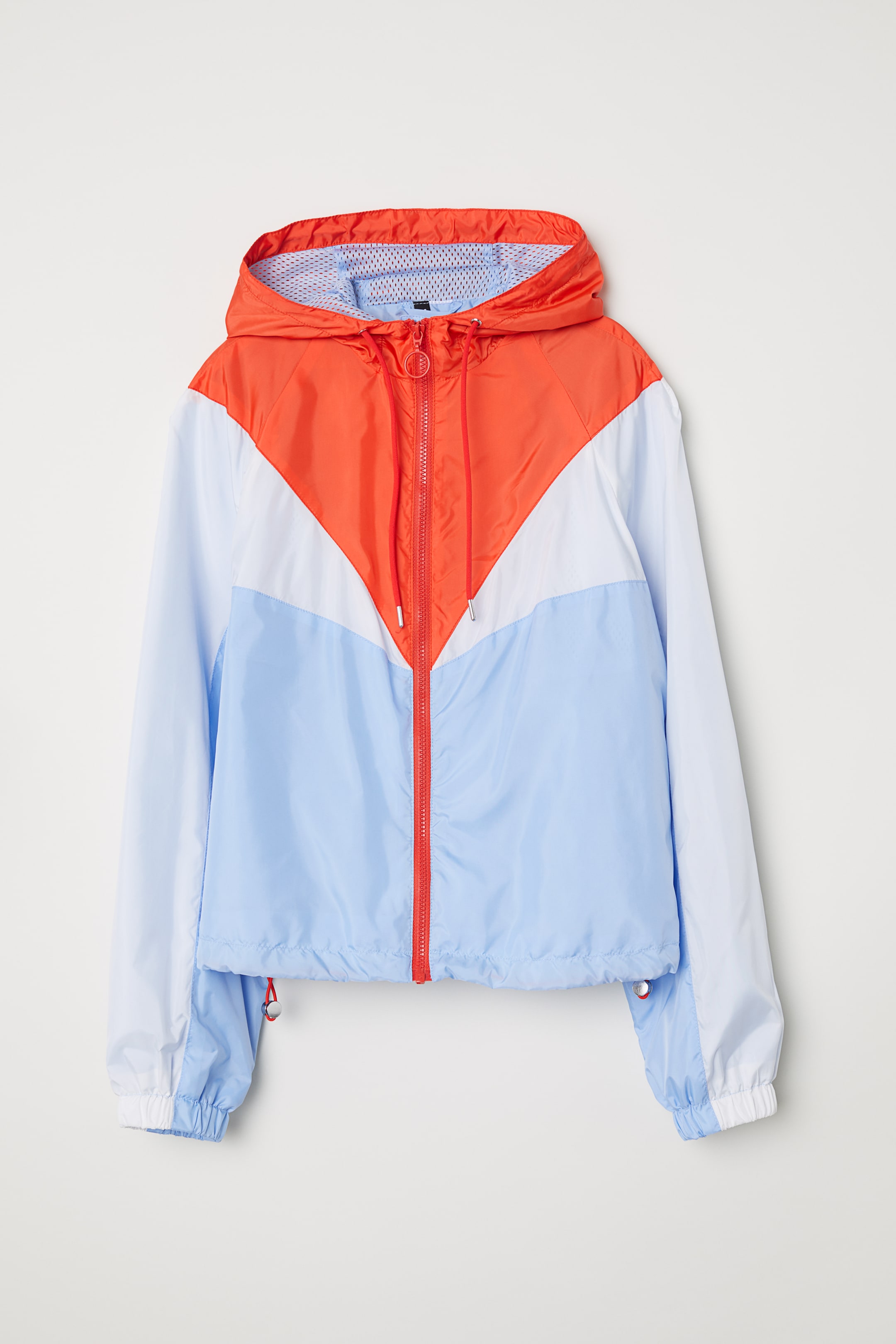 Grotere afbeelding bekijken: Windjack met blokdessin - Lichtblauw/blokkleuren - DAMES | H&M NL 1