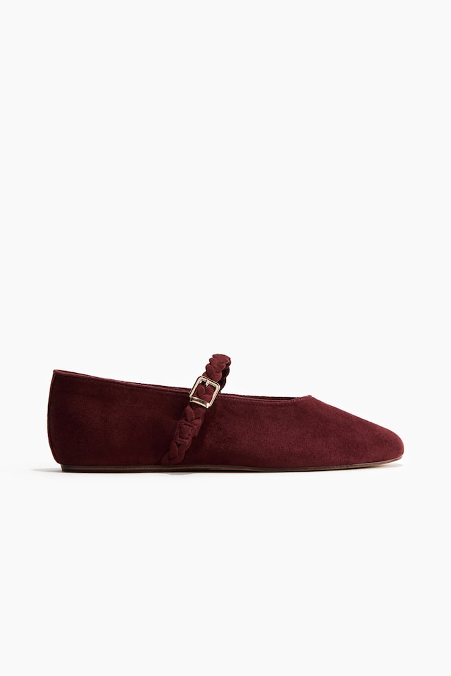 Ballerines babies - Bordeaux/Marron - 1