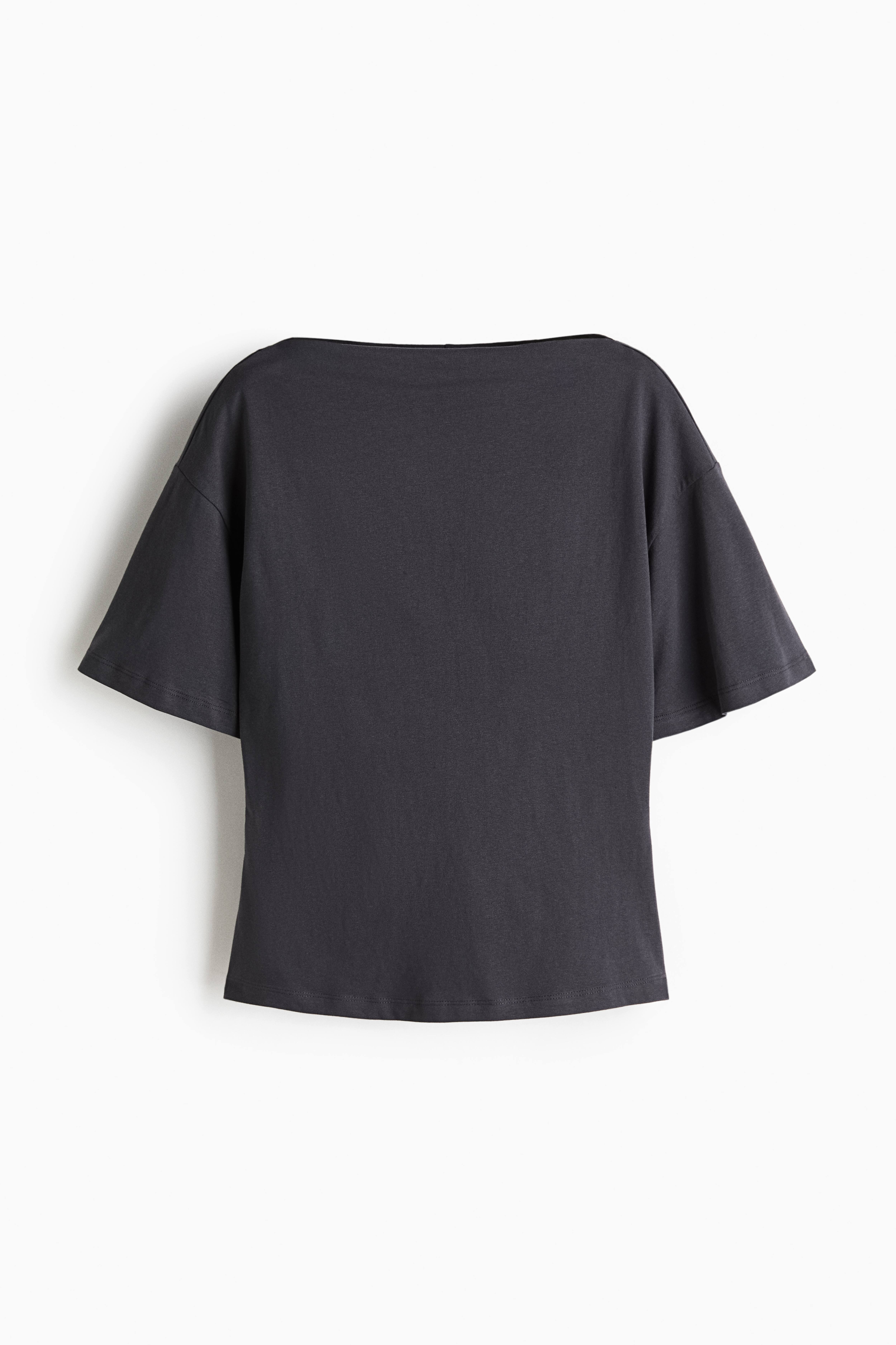 Top Corto Donna In Cotone Ed Elastan – Scollo Rotondo, Colore Giada, Taglia S, Morbido E Versatile