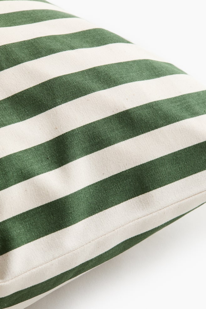 Outdoor Cushion Cover - Dark green/striped/Dark green/striped/Beige/striped/Blue/Striped/Beige/striped/Blue/Striped/Yellow/striped/Blue/White/green striped/White/Yellow striped/White/Yellow striped/Orange/striped/Orange/striped/Dark gray/striped/Yellow/striped - 4