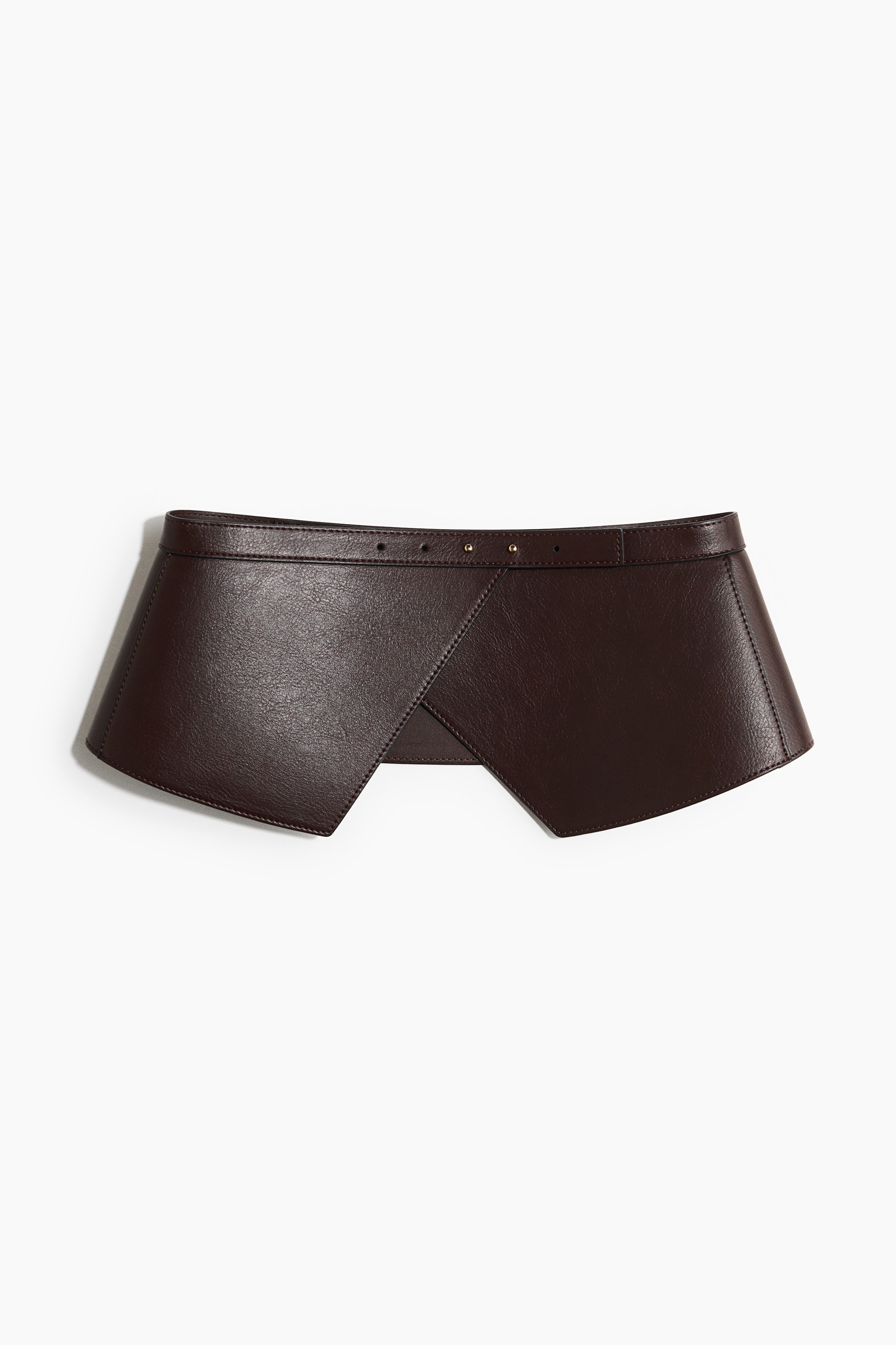 Ceinture large - Marron foncé