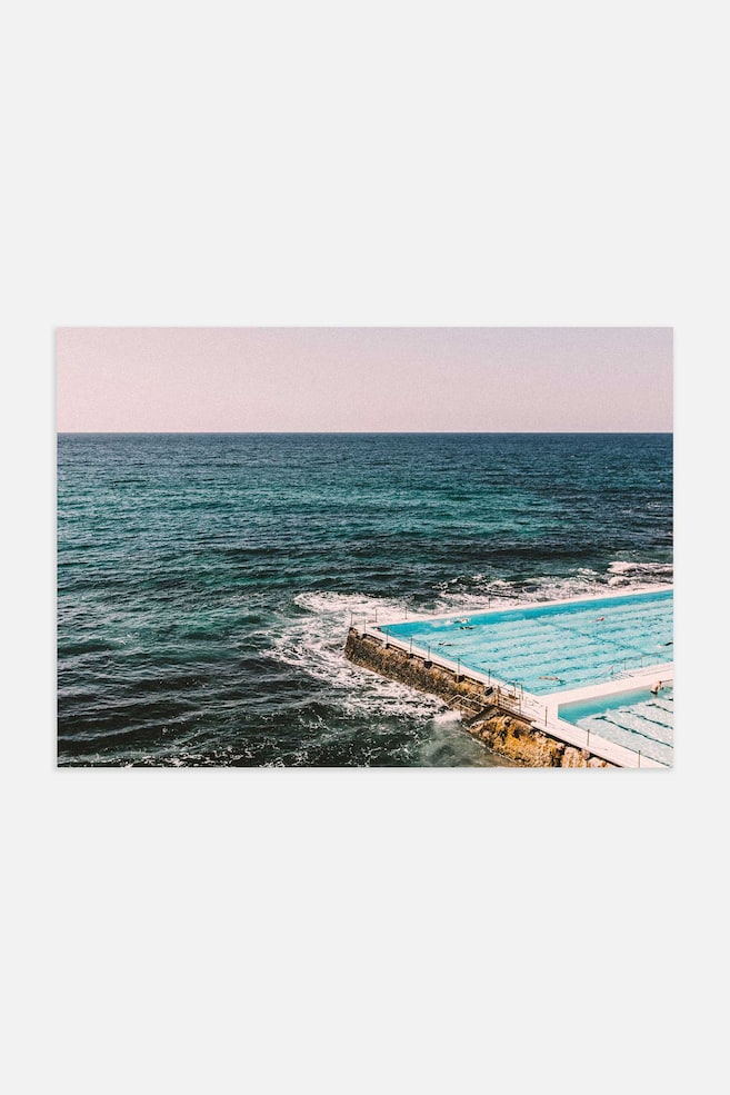 Bondi Beach Ocean Pool Poster - Bleu - 1