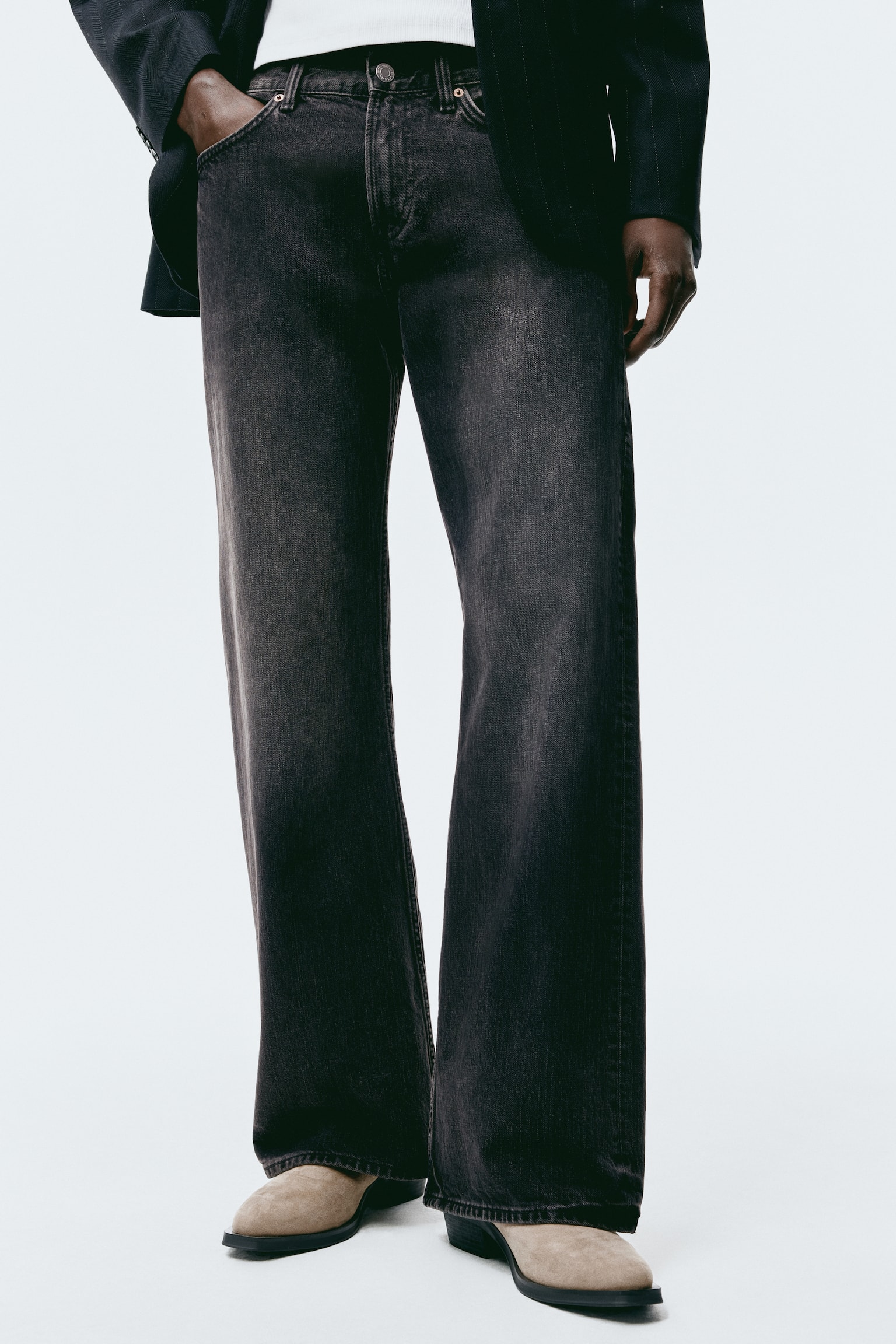 Relaxed Bootcut Jeans - Nero lavato/Blu denim/Blu denim chiaro/Blu denim/Grigio denim/Marrone denim/Blu denim - 4