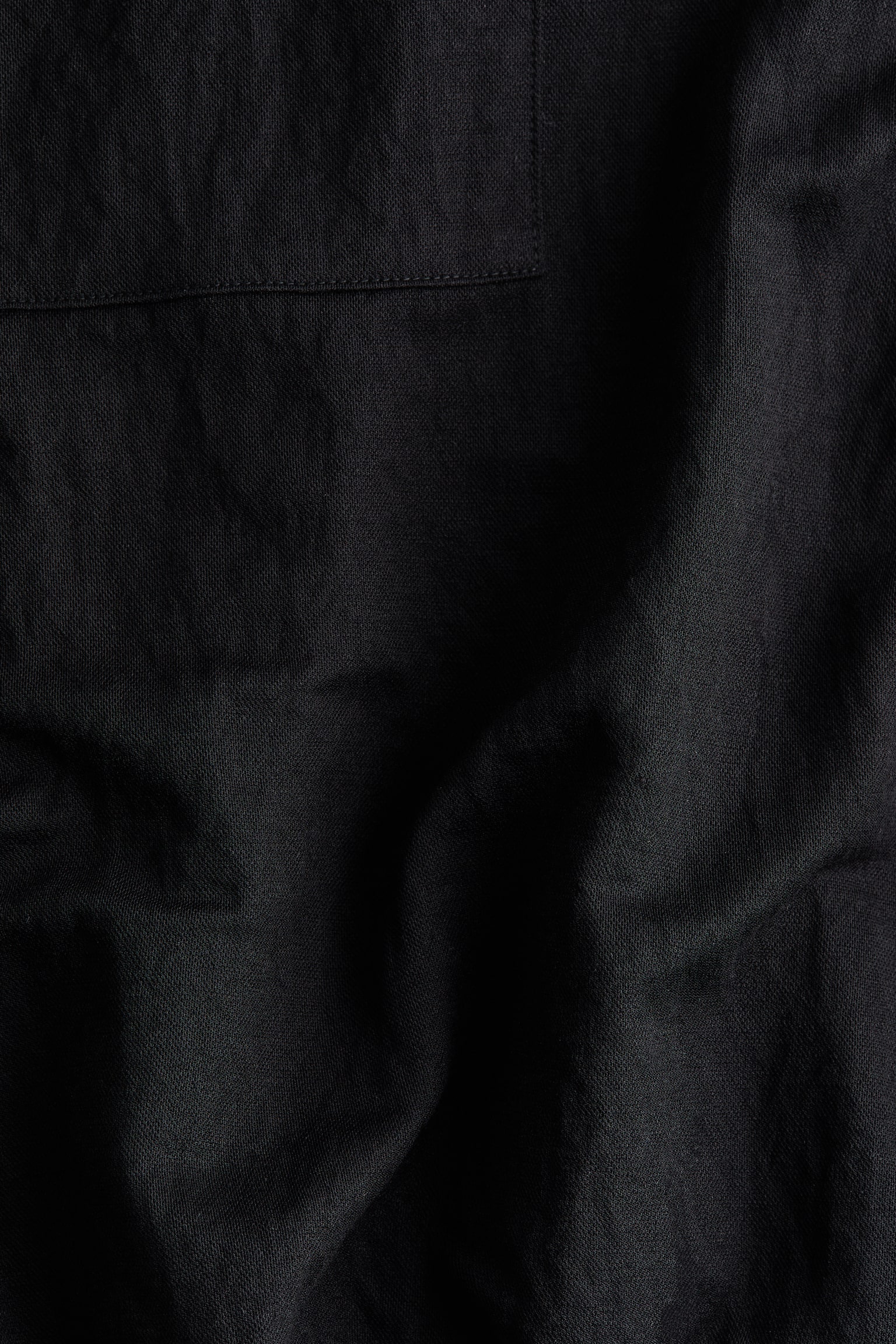 Женский свитер H&M Piqué Pullover Shirt, цвет: Чёрный — фото 6