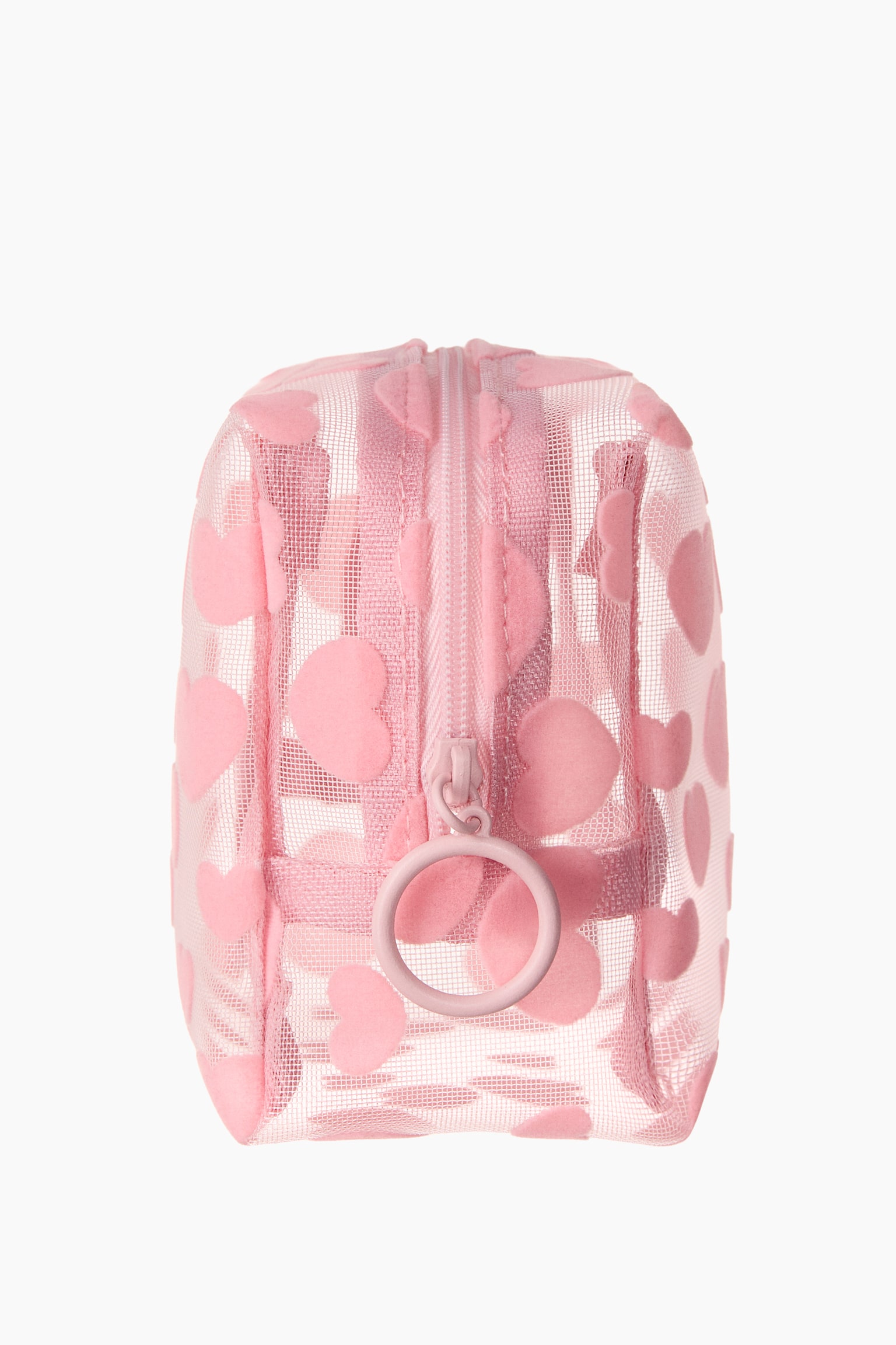 Καπιτονέ νεσεσέρ καλλυντικών - Ανοιχτό ροζ/καρδιές/Γαλάζιο - 2