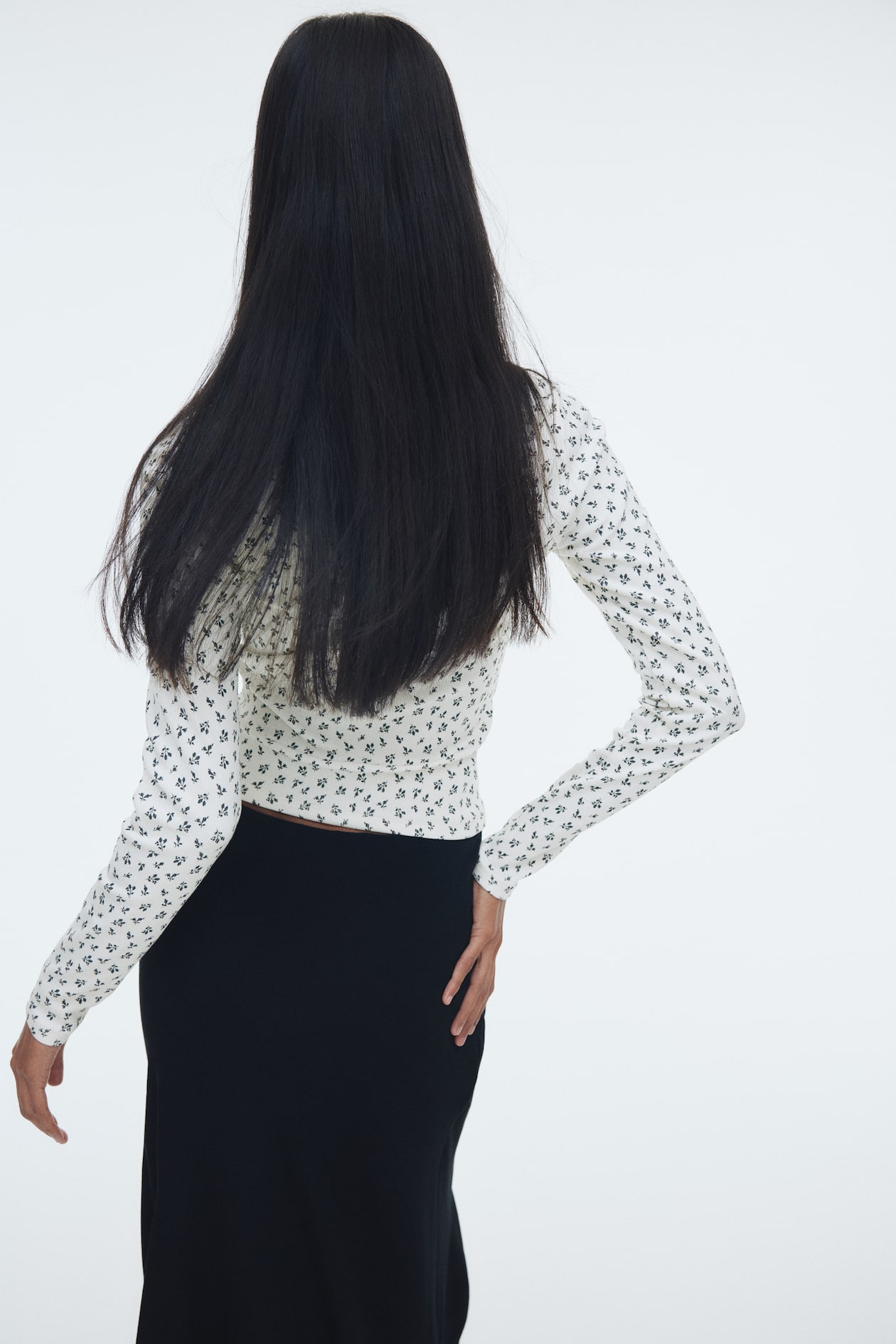 Ribbed Jersey Top - image 5