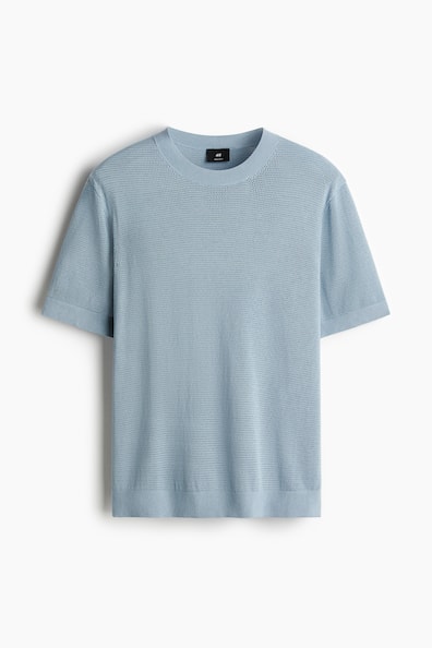 レギュラーフィット ホールニットTシャツ
