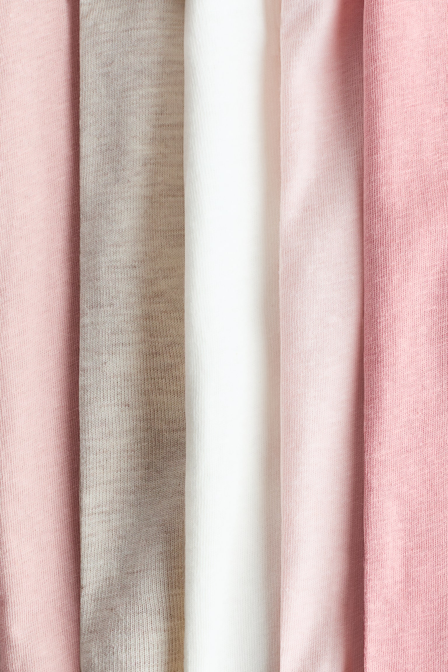 5-pack T-shirts - Pink/White/Beige/Light pink/Light green/Yellow/Light pink/Cherries/Purple/Beige/Green/White/Polka dot - 2