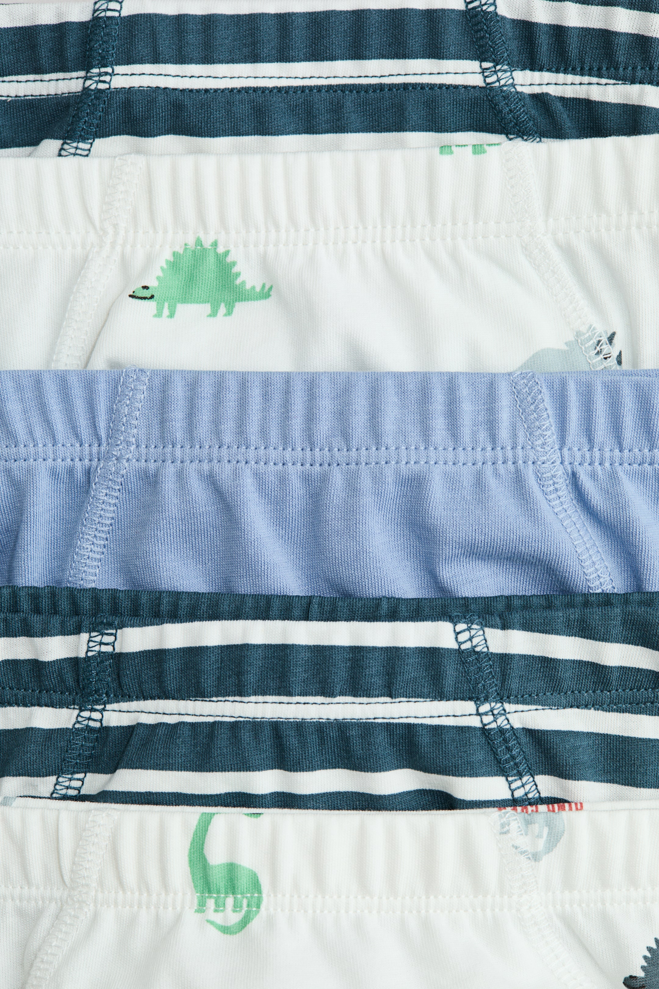 Детские хлопковые трусы H&M Boys' Briefs, 5 пар — фото 2