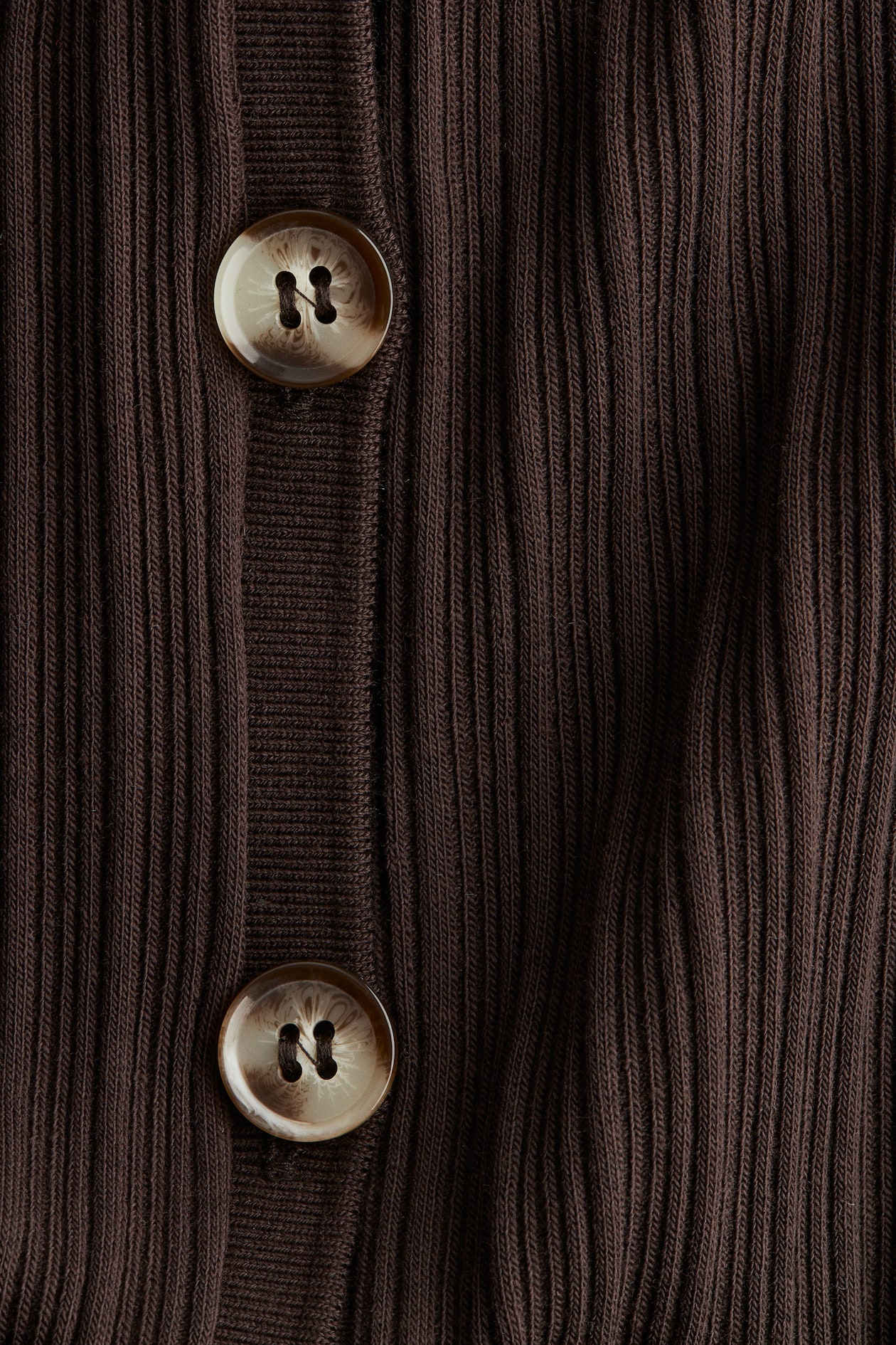 MAMA Button-Front Rib-Knit Dress - image 4