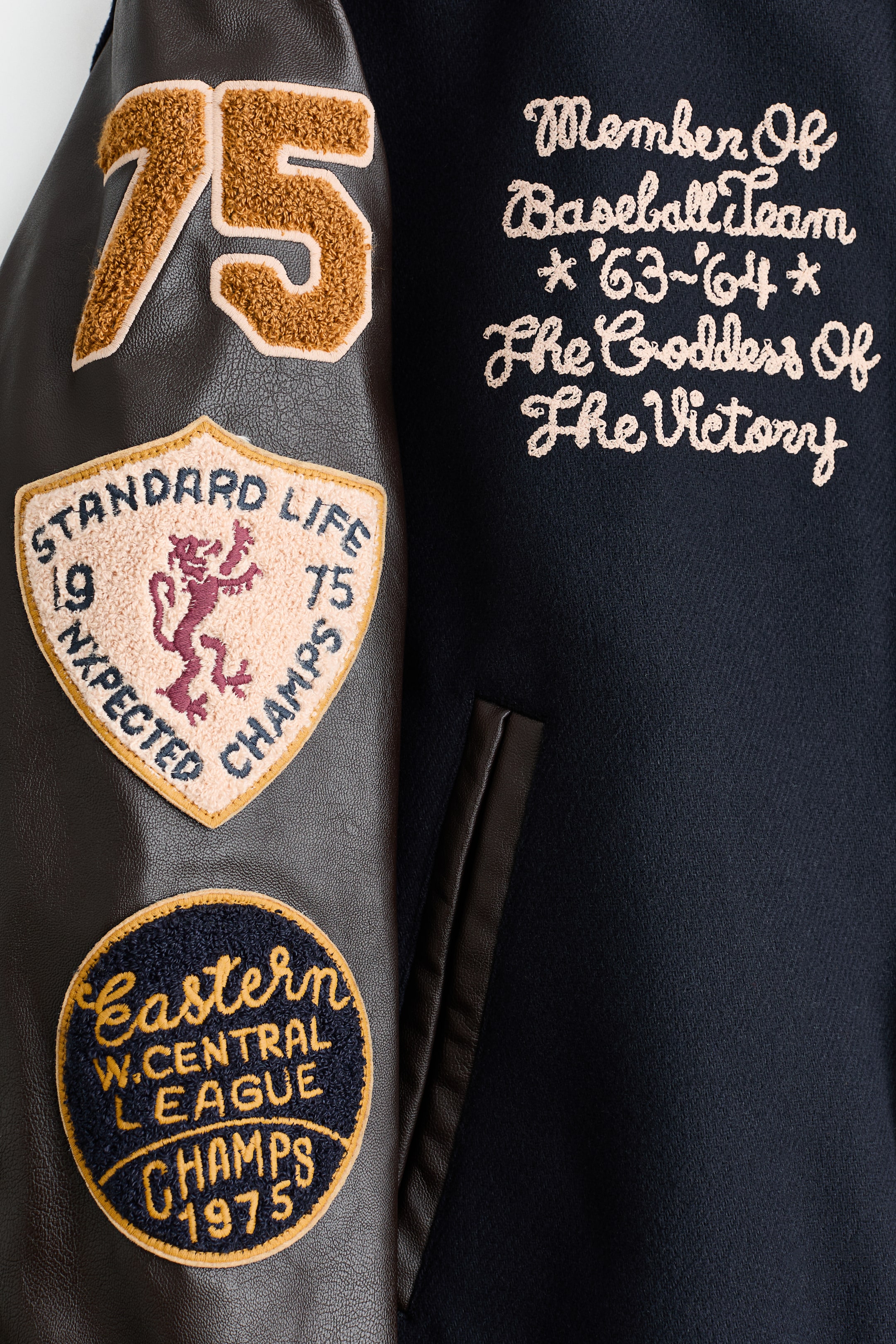 Veste de baseball à motifs