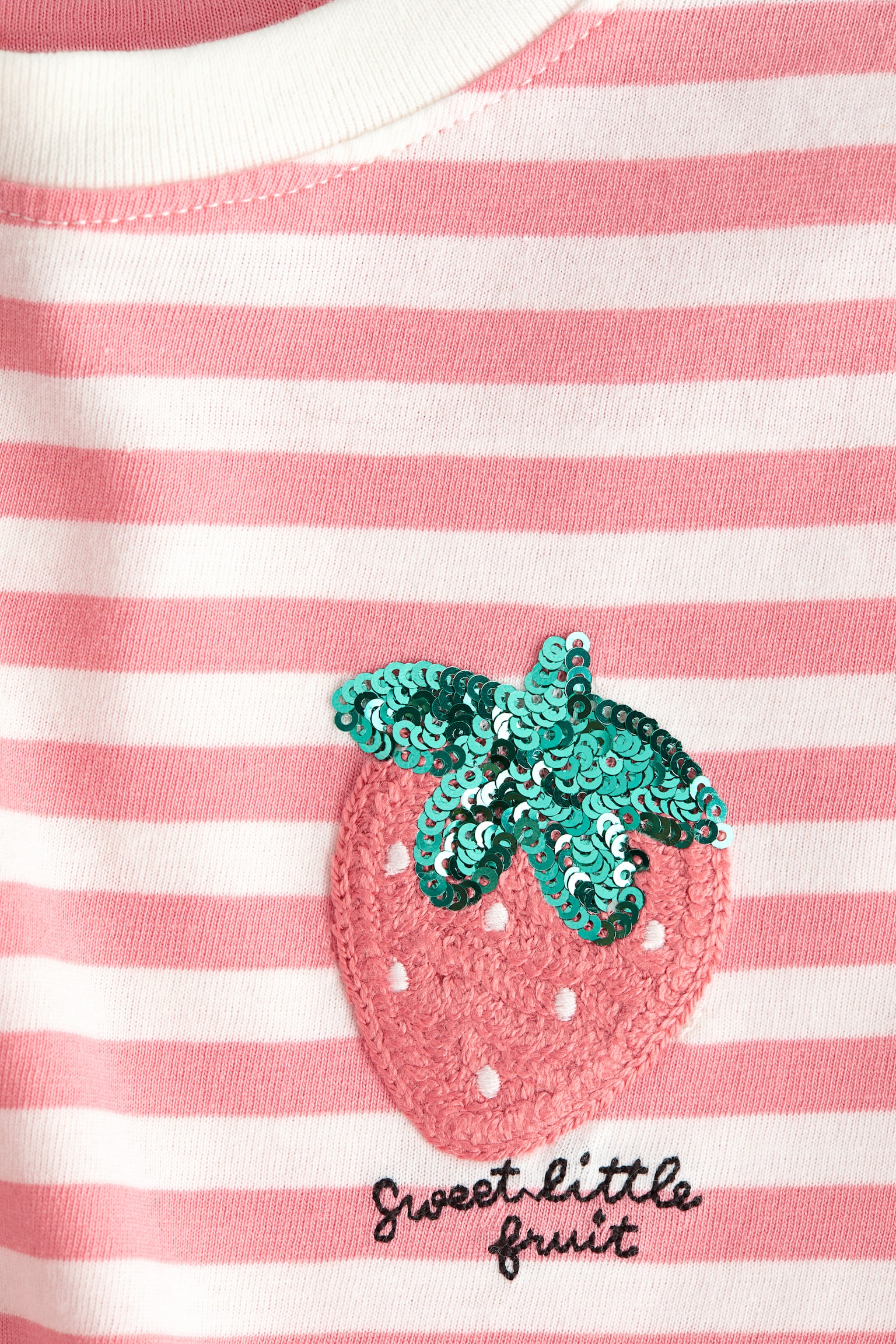 T-shirt avec motifs - Rose/fraise/Crème/Ciao/Blanc/marine/Marine/Rose clair/cœurs/Blanc/fraises/Crème/boucles - 4