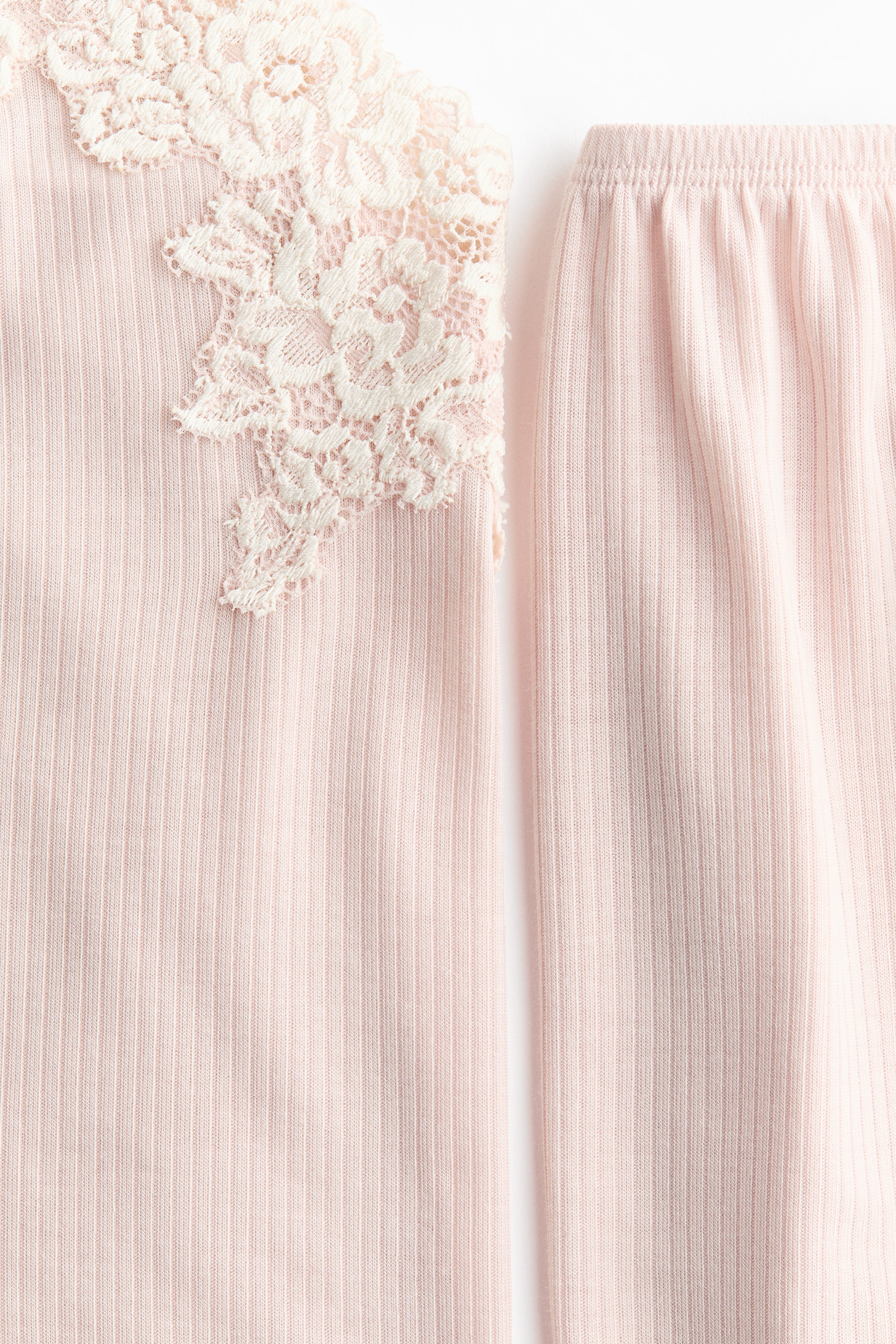 Ribbed Jersey Pajamas