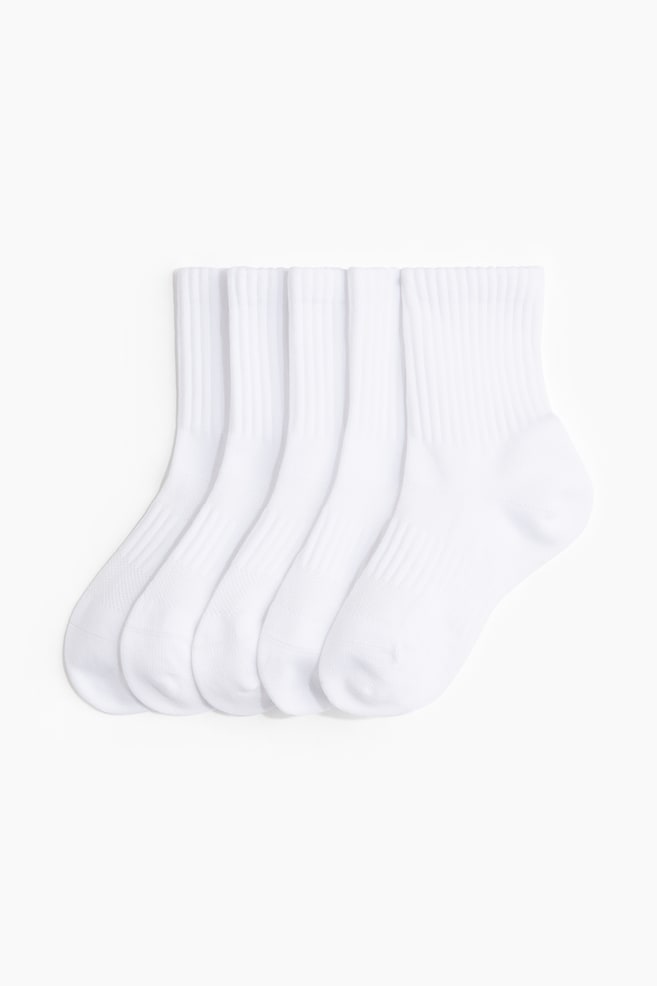 5er-Pack Sportsocken mit DryMove™ - Weiss/Hellrosa/Hellblau - 1