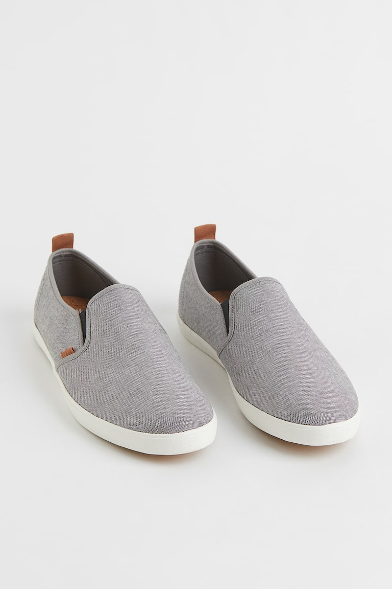 Slip-On Shoes Gray Men H&M US - Main Image