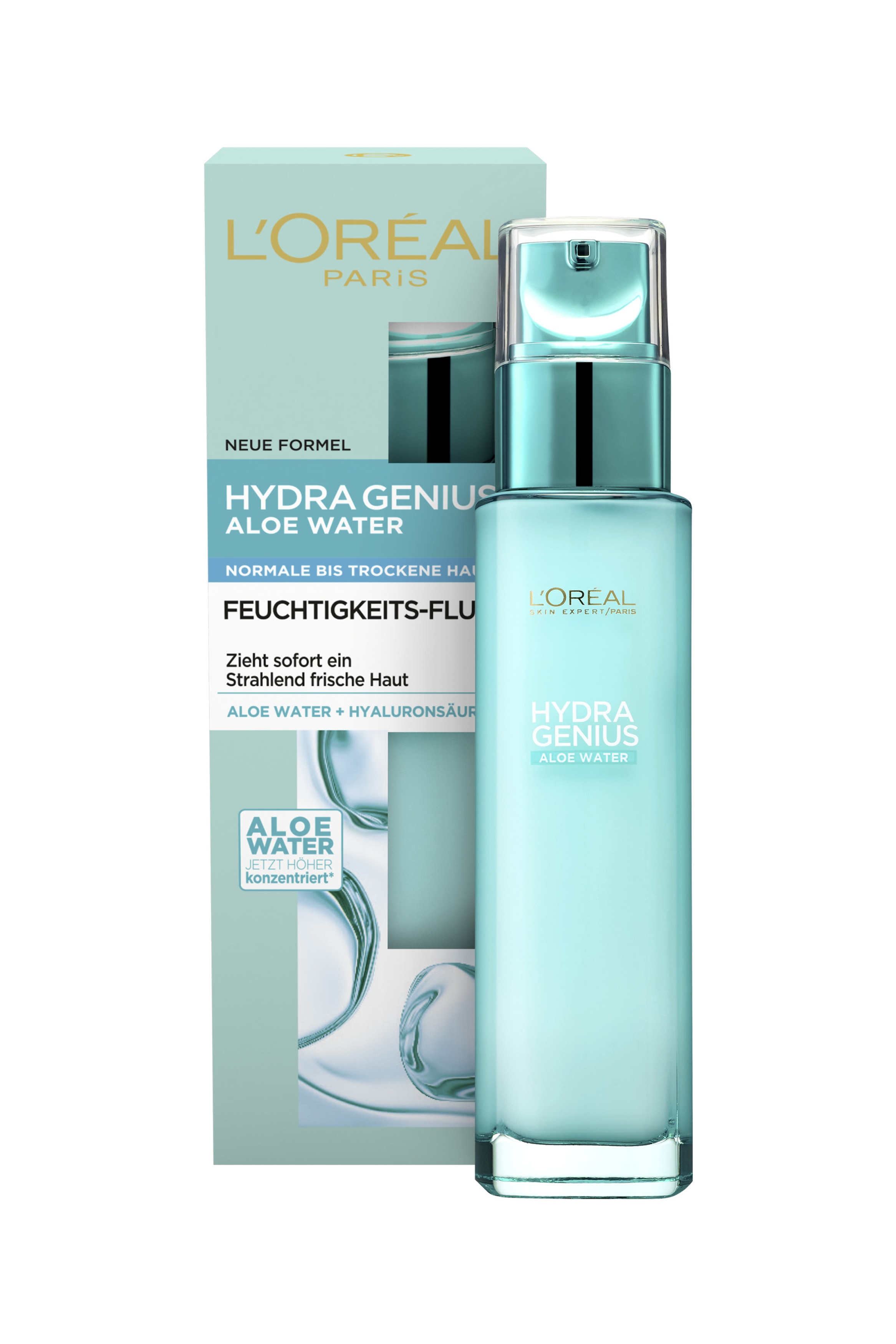 Hydra Genius Aloe Aqua Fluid - Normale Haut - L'Oral Paris - Beauty all |  H&M DE