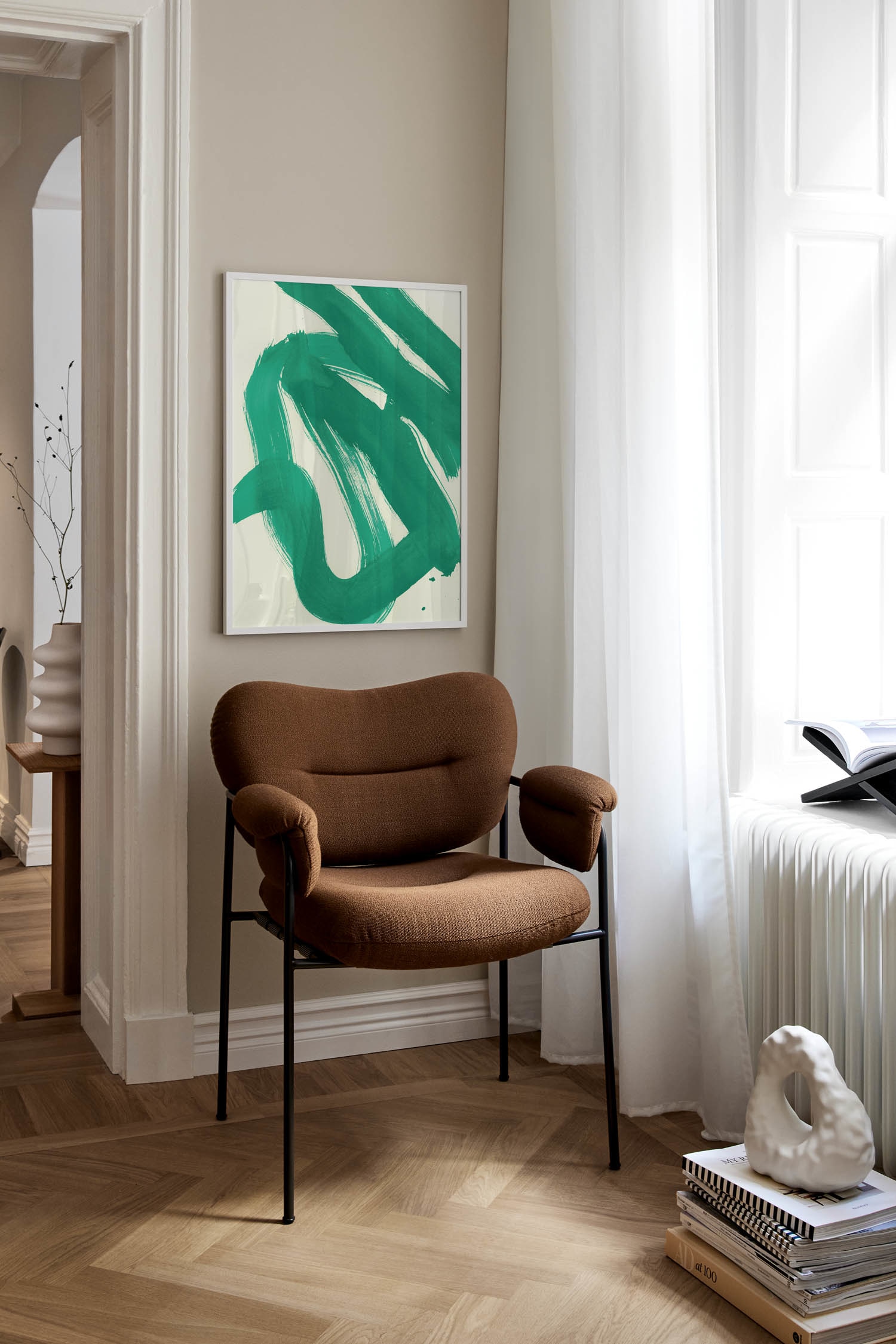 Green Play Plakat - Grøn/beige