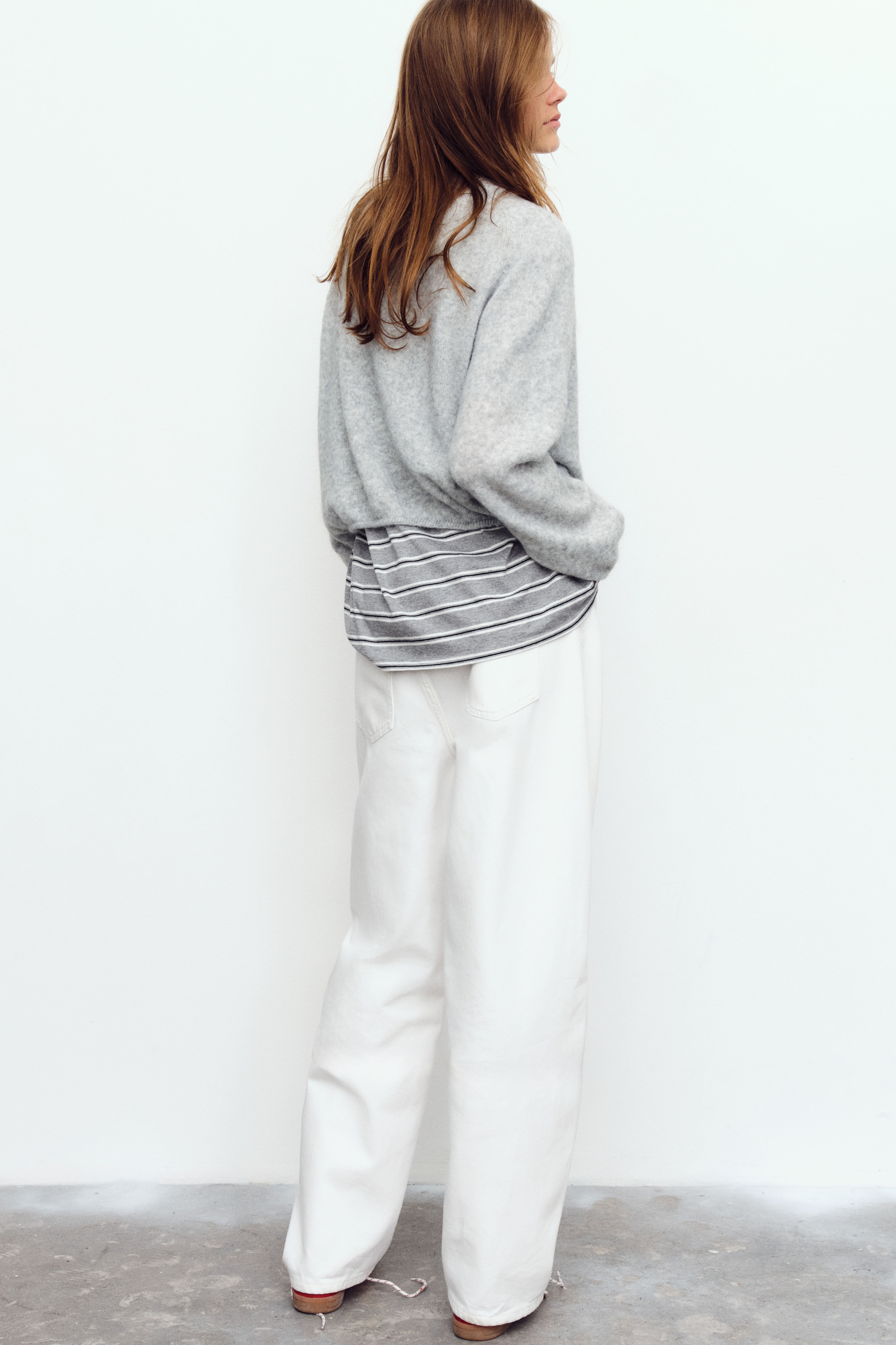 Bow-Collar Sweater