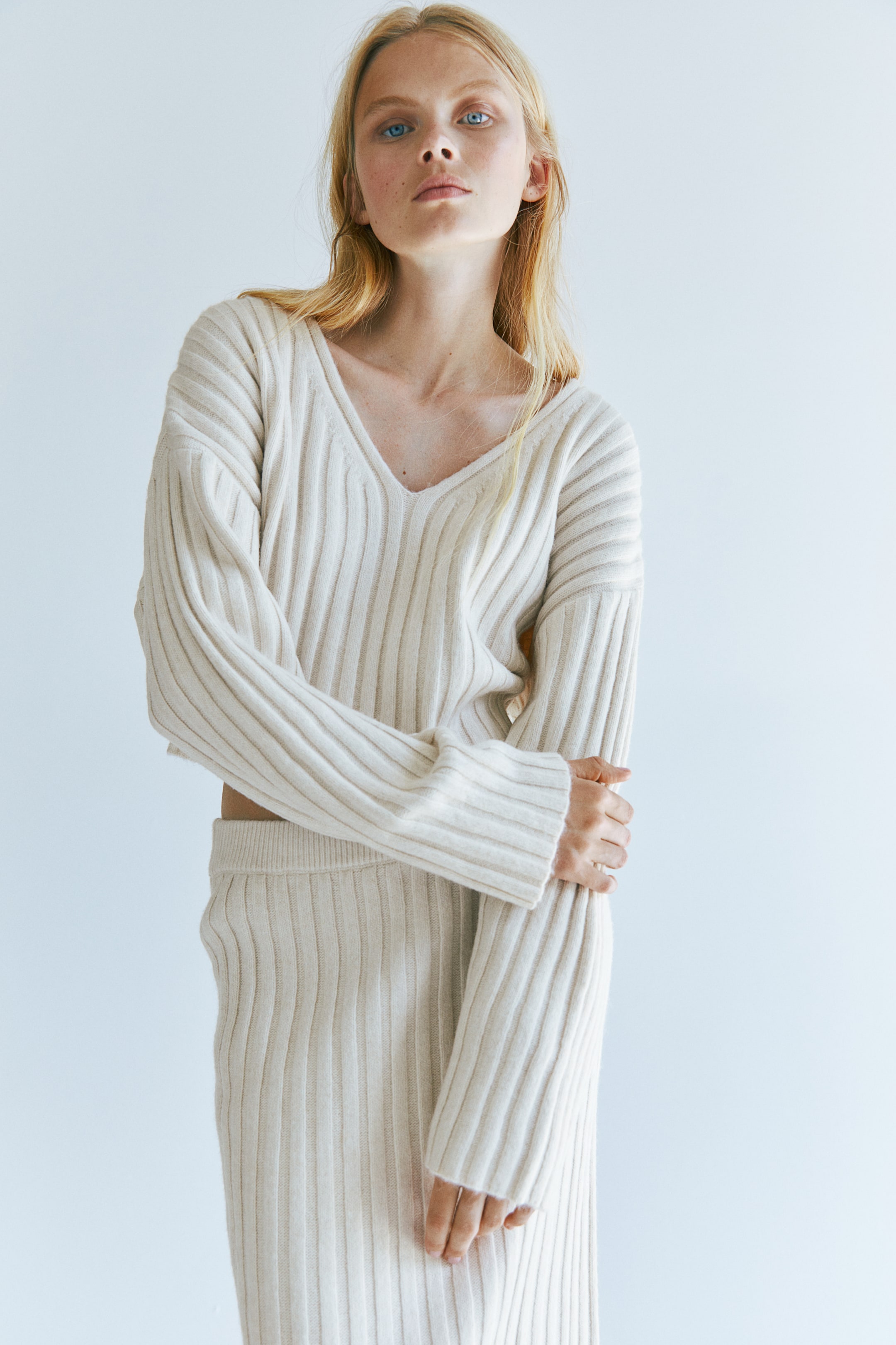 Rib-knit Sweater