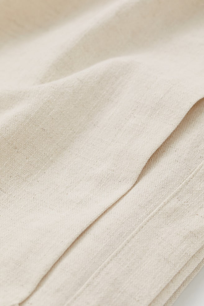 Linen-blend tablecloth - Light beige/Grey marl/Beige marl - 2