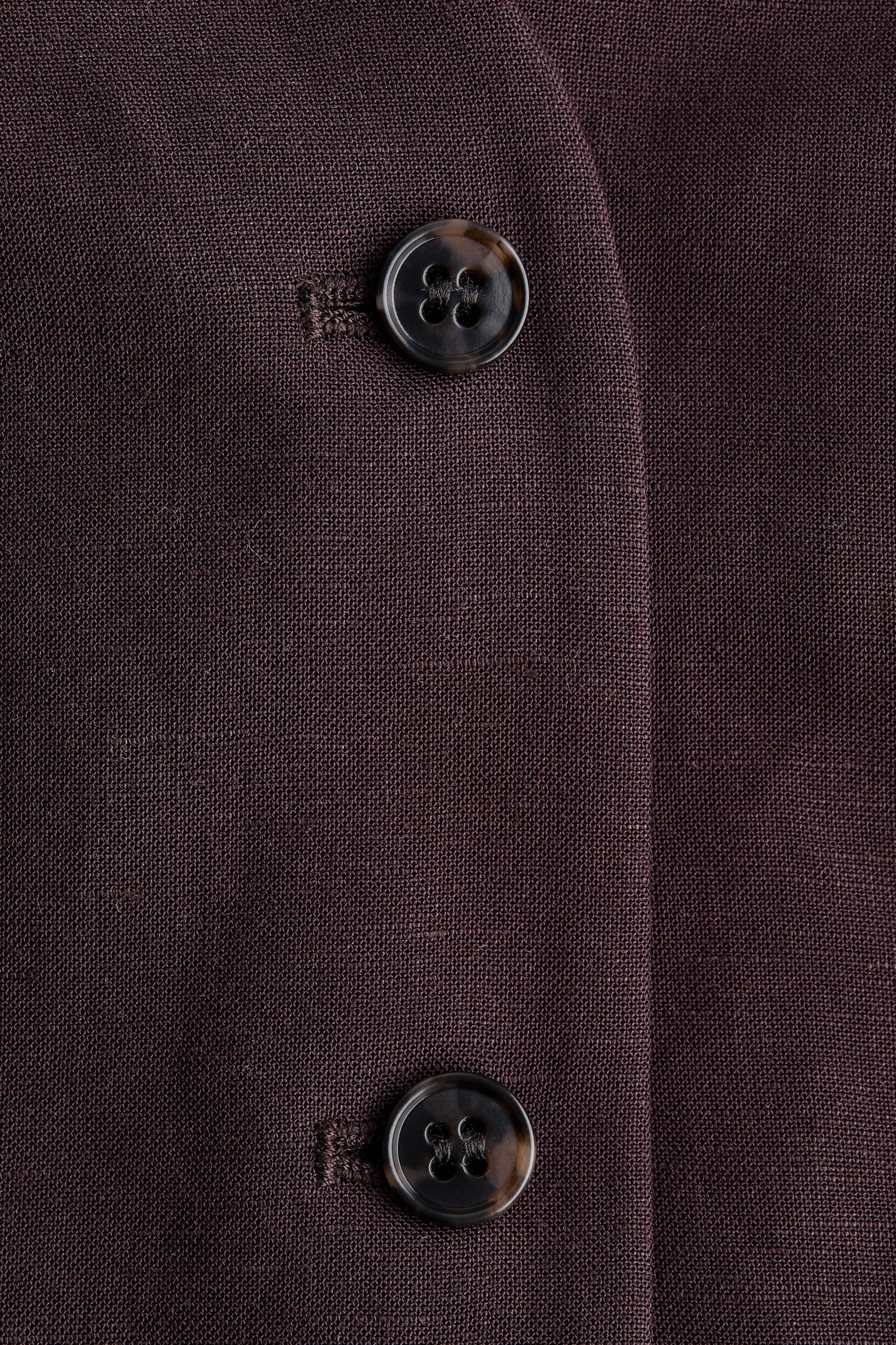 Linen-blend waistcoat - 4
