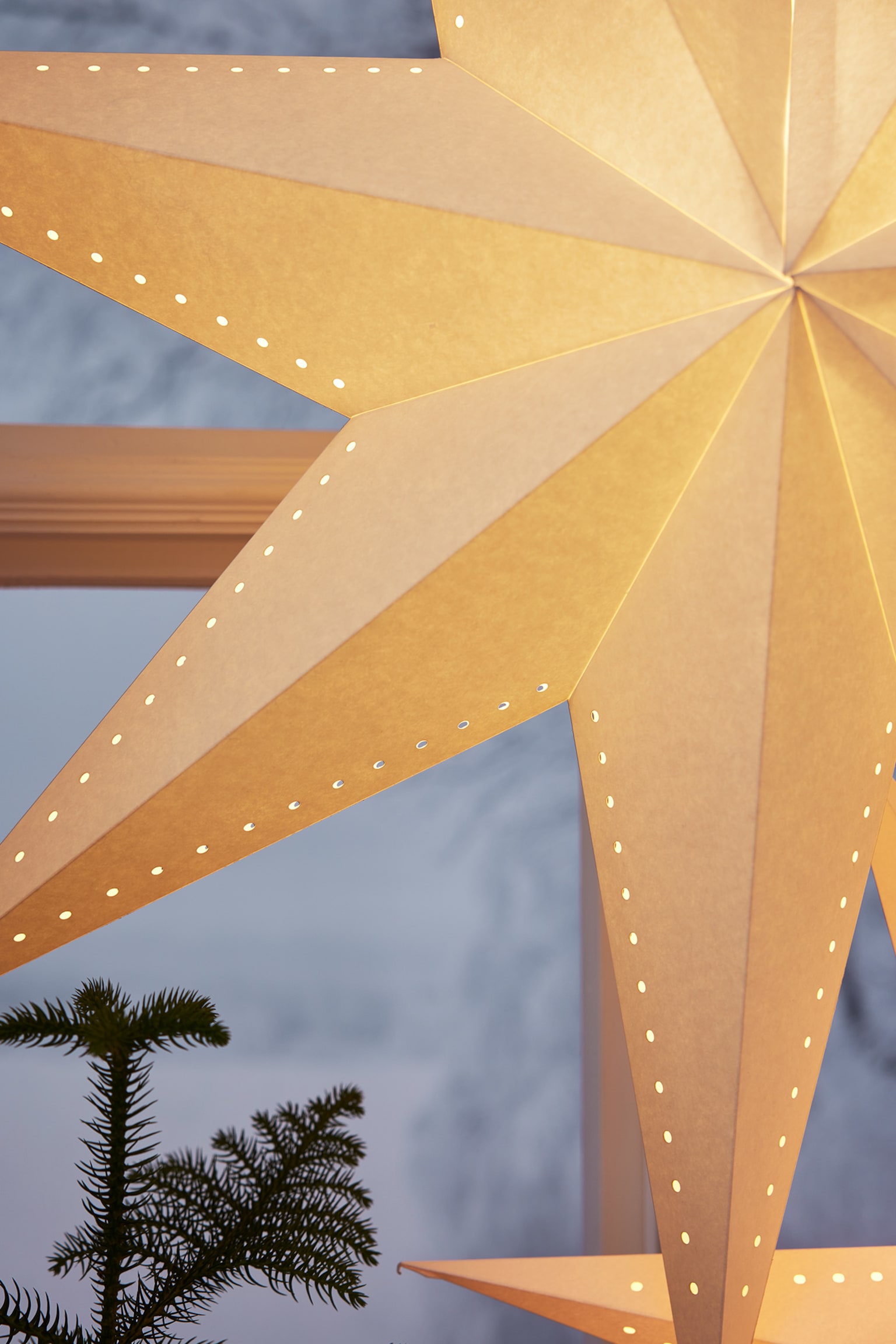 Estrella De Papel Mika - Blanco - 3