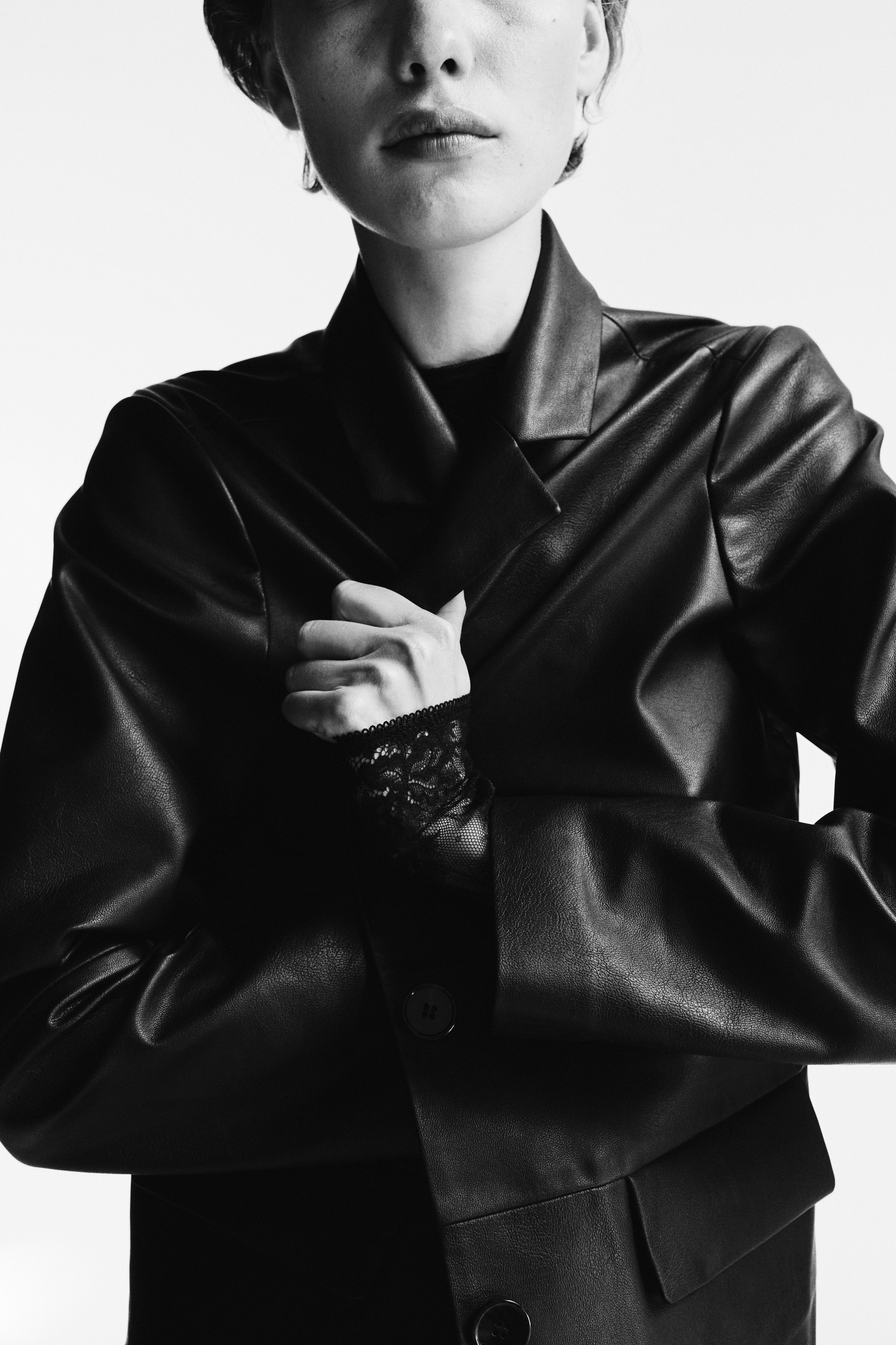 Ladies - Black Jacket - Size: M  - H&M