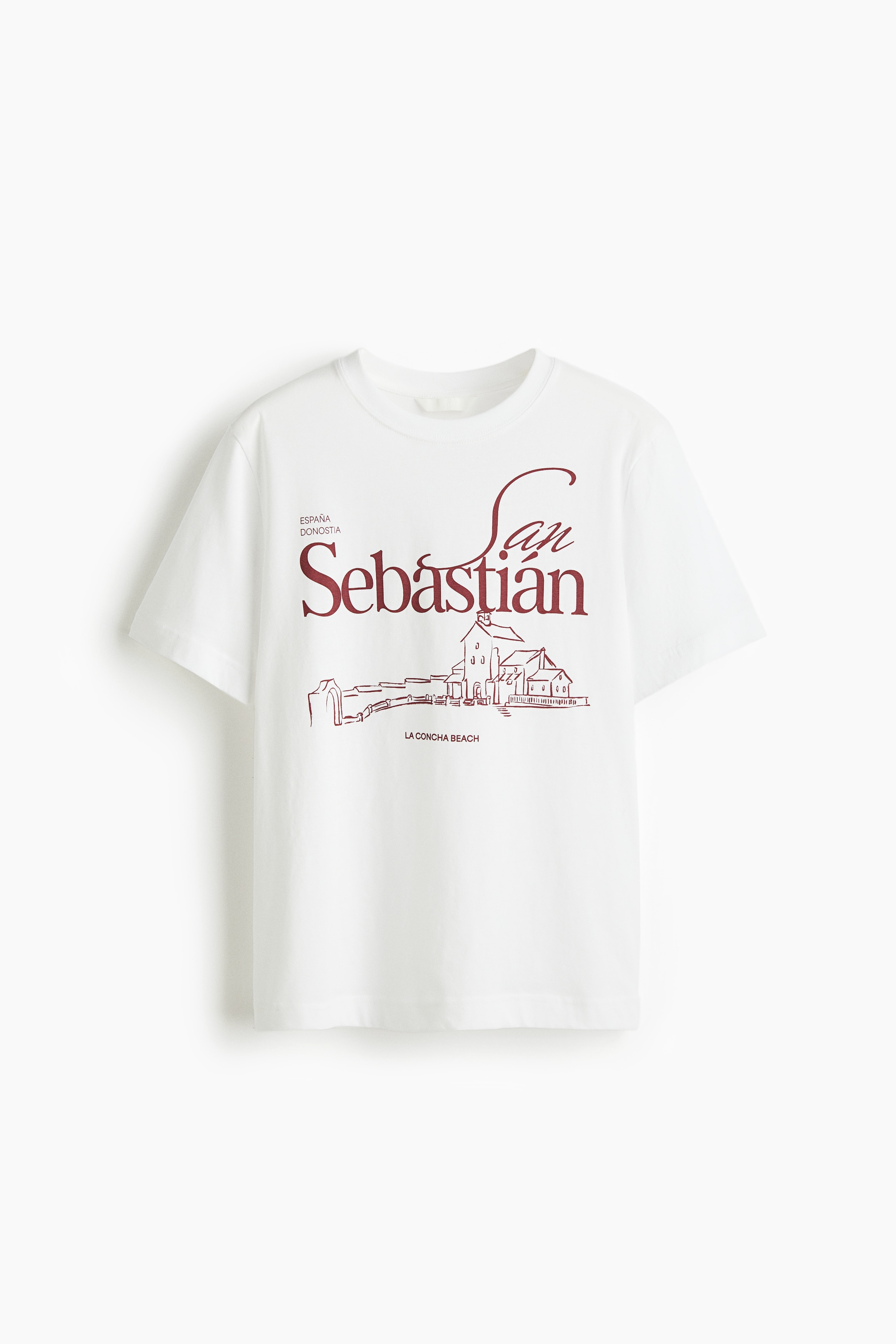 プリントTシャツ - ホワイト／サン・セバスチャン/グリーン／The Hamptons/ダークレッド／Café Poésie/ピンク／ニューヨーク/レッド／カリフォルニア/ホワイト／ニューヨーク/ダークグリーン／ロサンゼルス/オレンジ／パリ/ダークグレー／Fiori/ホワイト／La Poire/ホワイト／Paradise/ホワイト／レモン/ダークグレー／ブルックリン/ダークブラウン／クロワッサン/ライトベージュ／Coastal Oasis