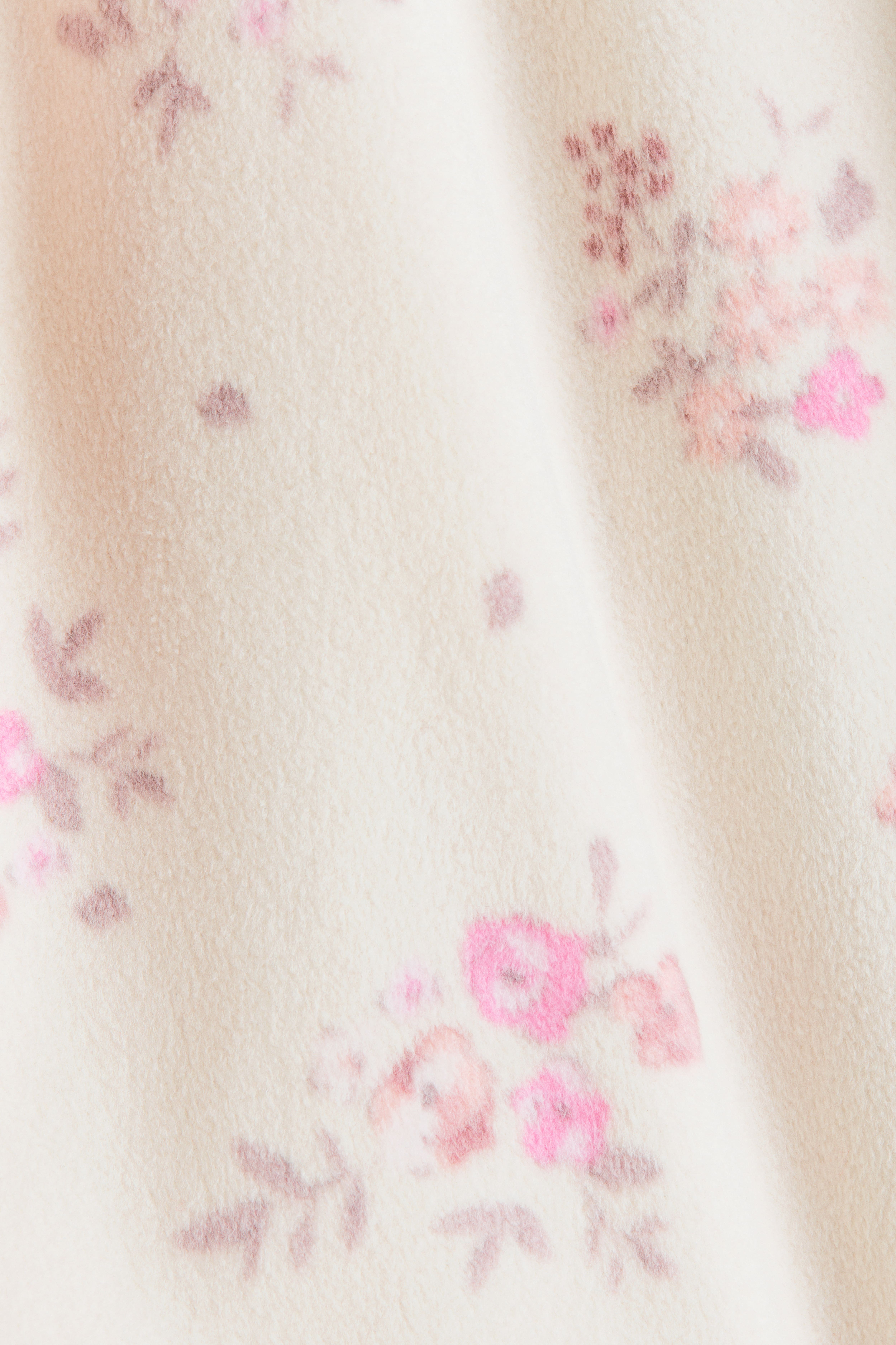 Patterned Fleece Jacket