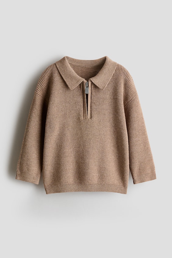 Детские свитеры H&M Cotton-Knit Polo Sweater