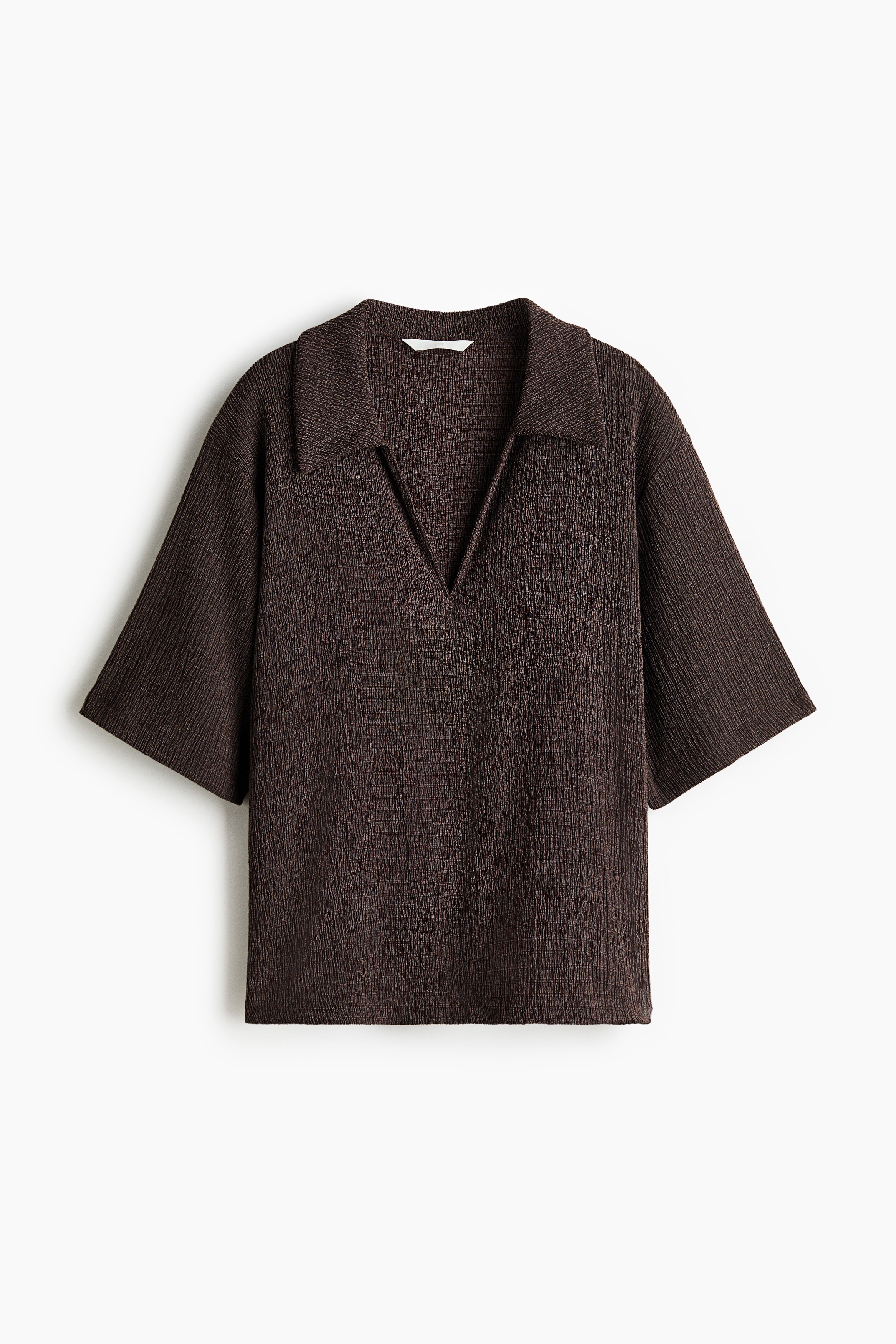 Gecrinkeltes Poloshirt