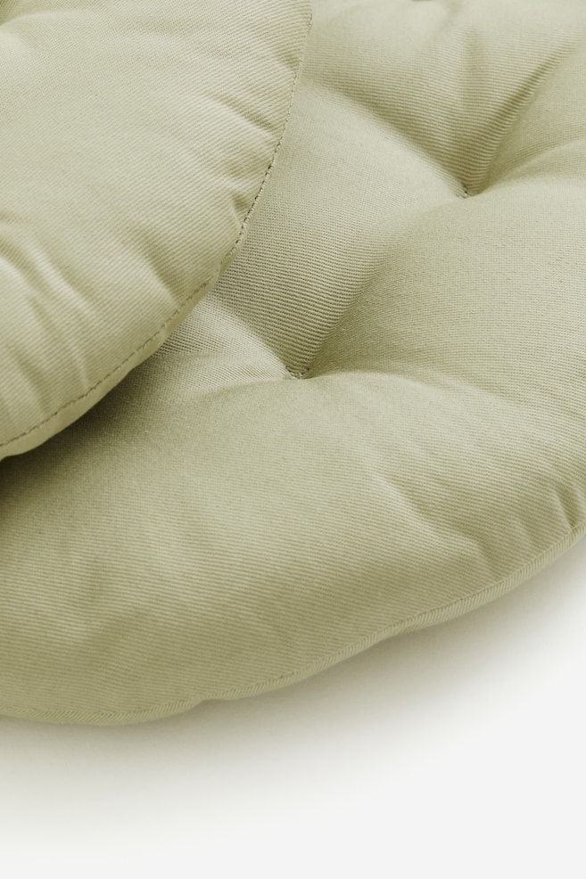 2-pack round seat cushions - Light khaki green/Anthracite grey/Beige/Grey/dc/dc/dc - 2