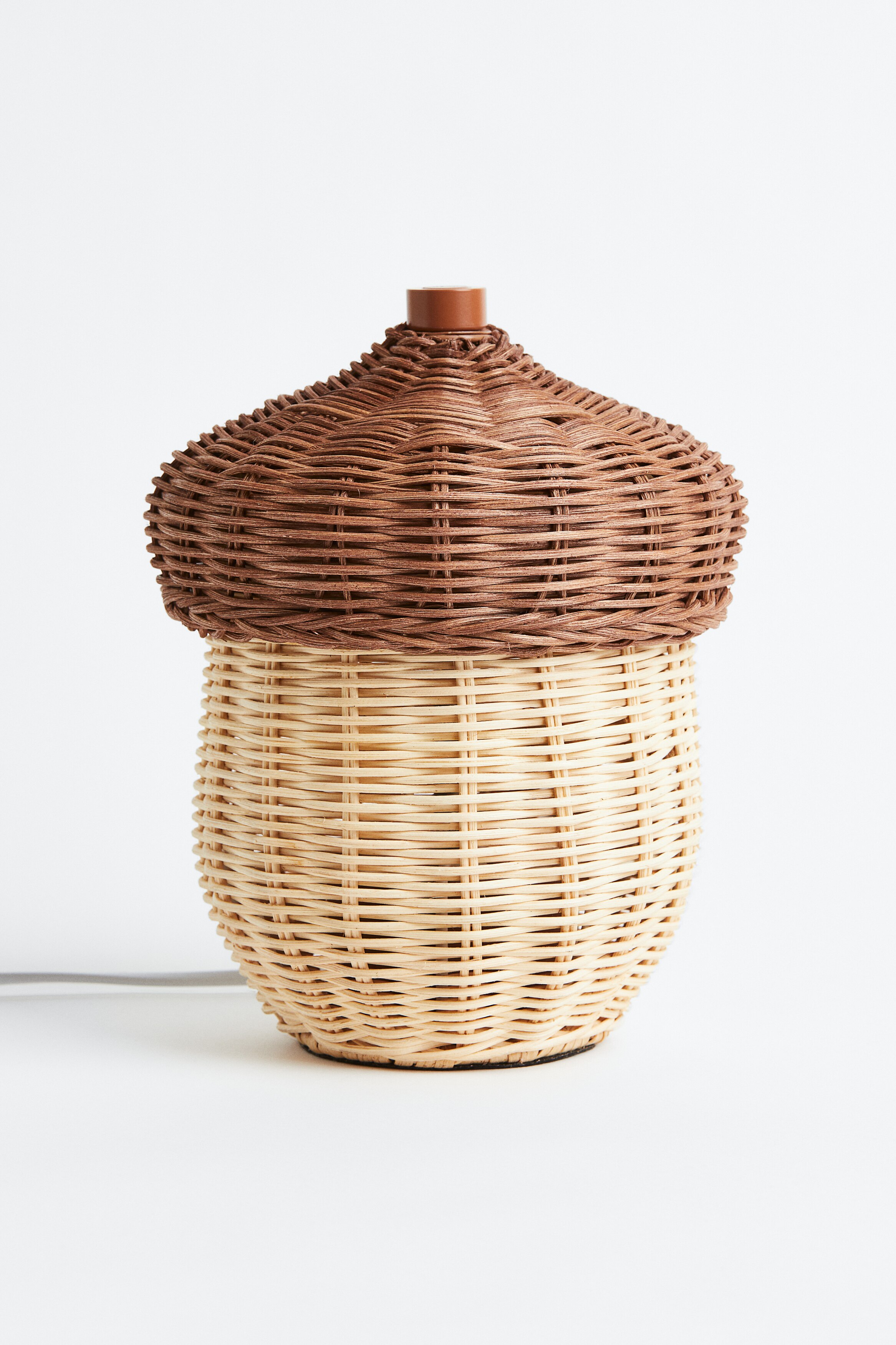 Tischleuchte aus Rattan