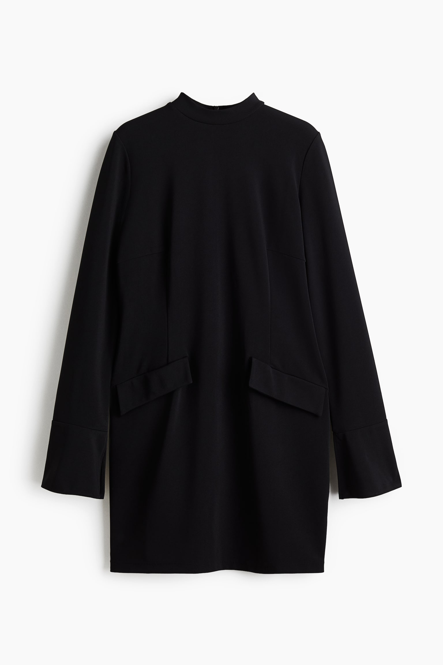 Interlock jersey dress - Black - 2