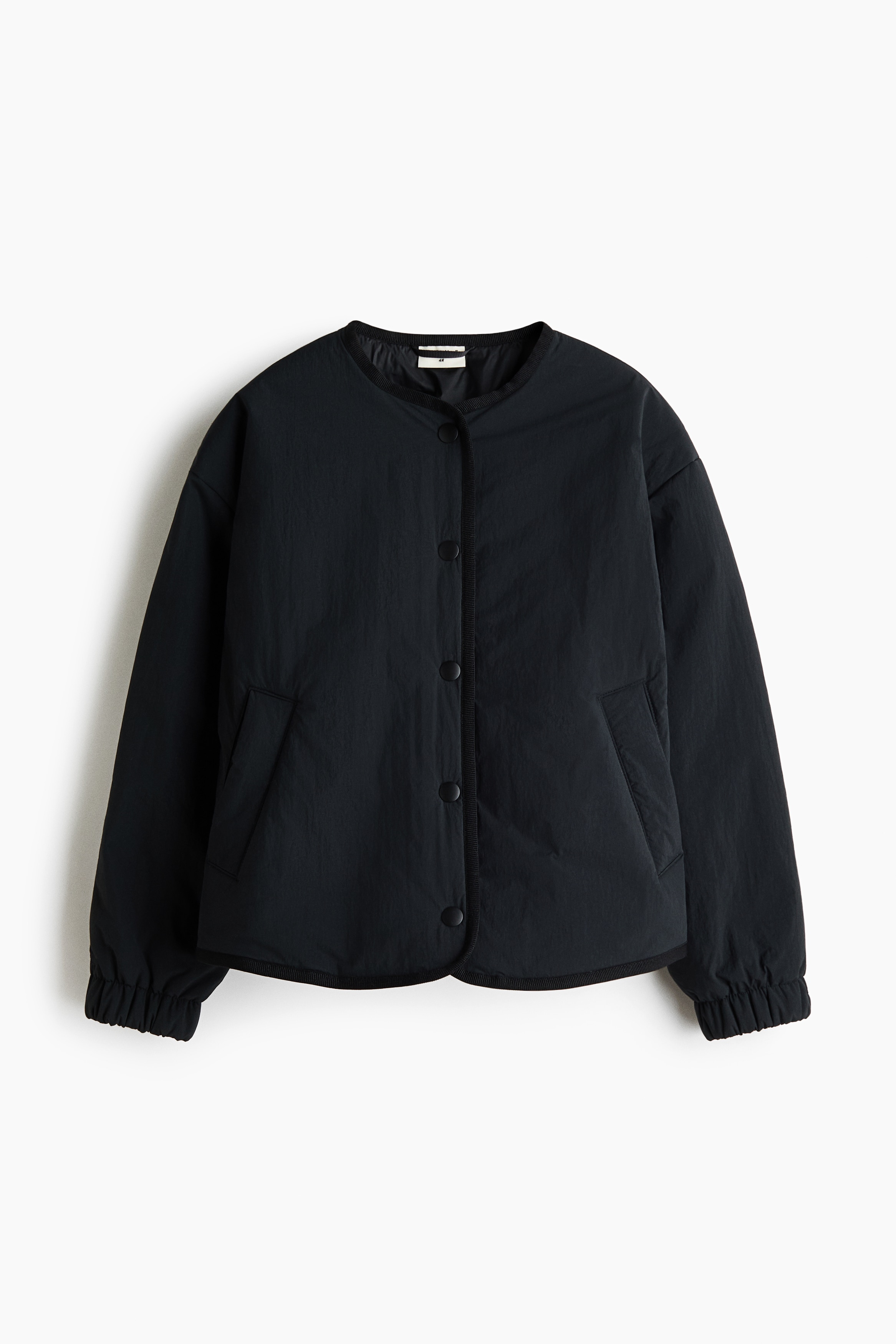 H & M - Wattierte Jacke - Schwarz - Kinder