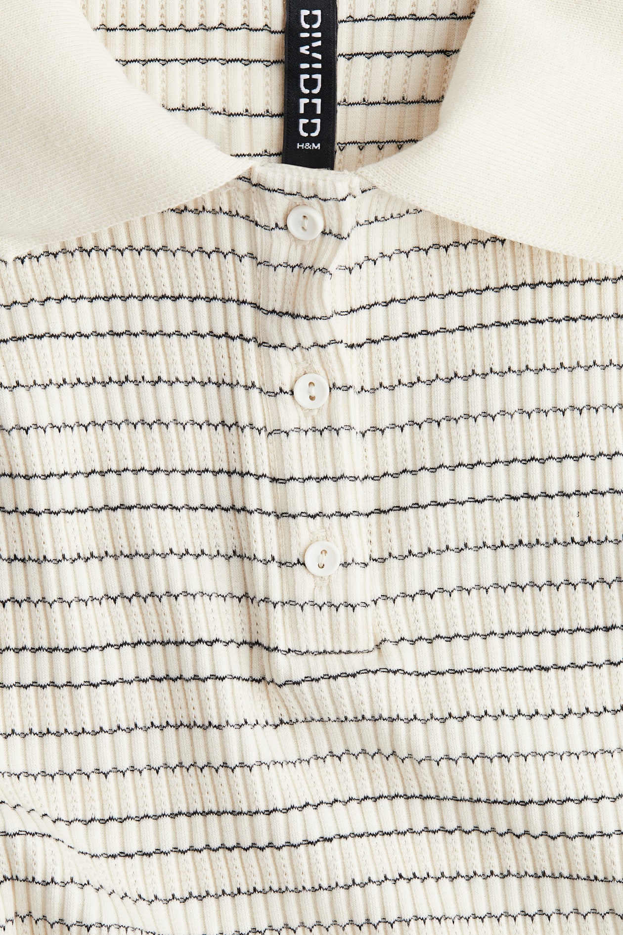 Rib-Knit Polo Shirt - image 3