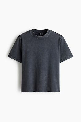 T-shirt med tvättad look Regular Fit