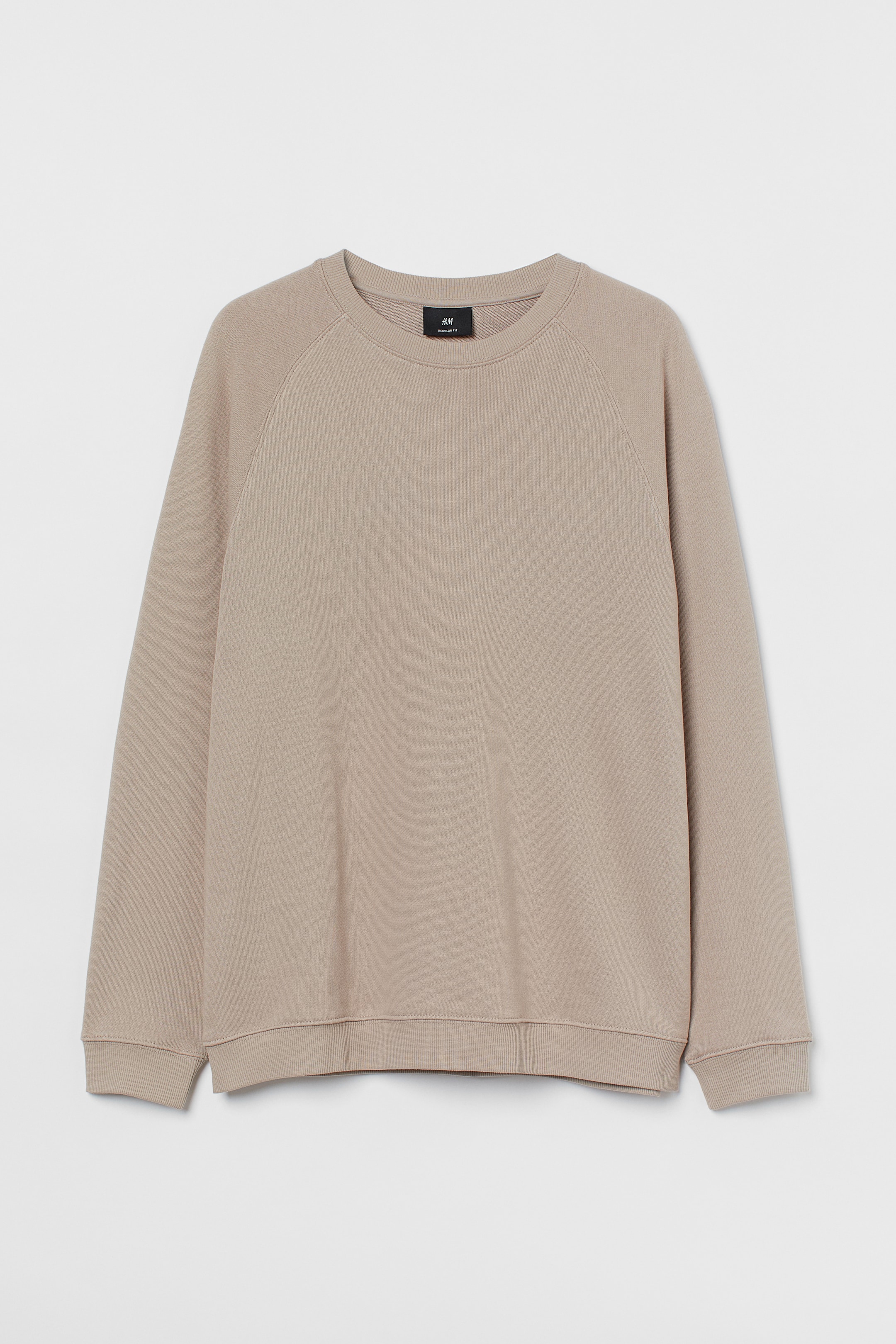 View larger image: Regular Fit Sweatshirt - Beige - Men | H&M 1