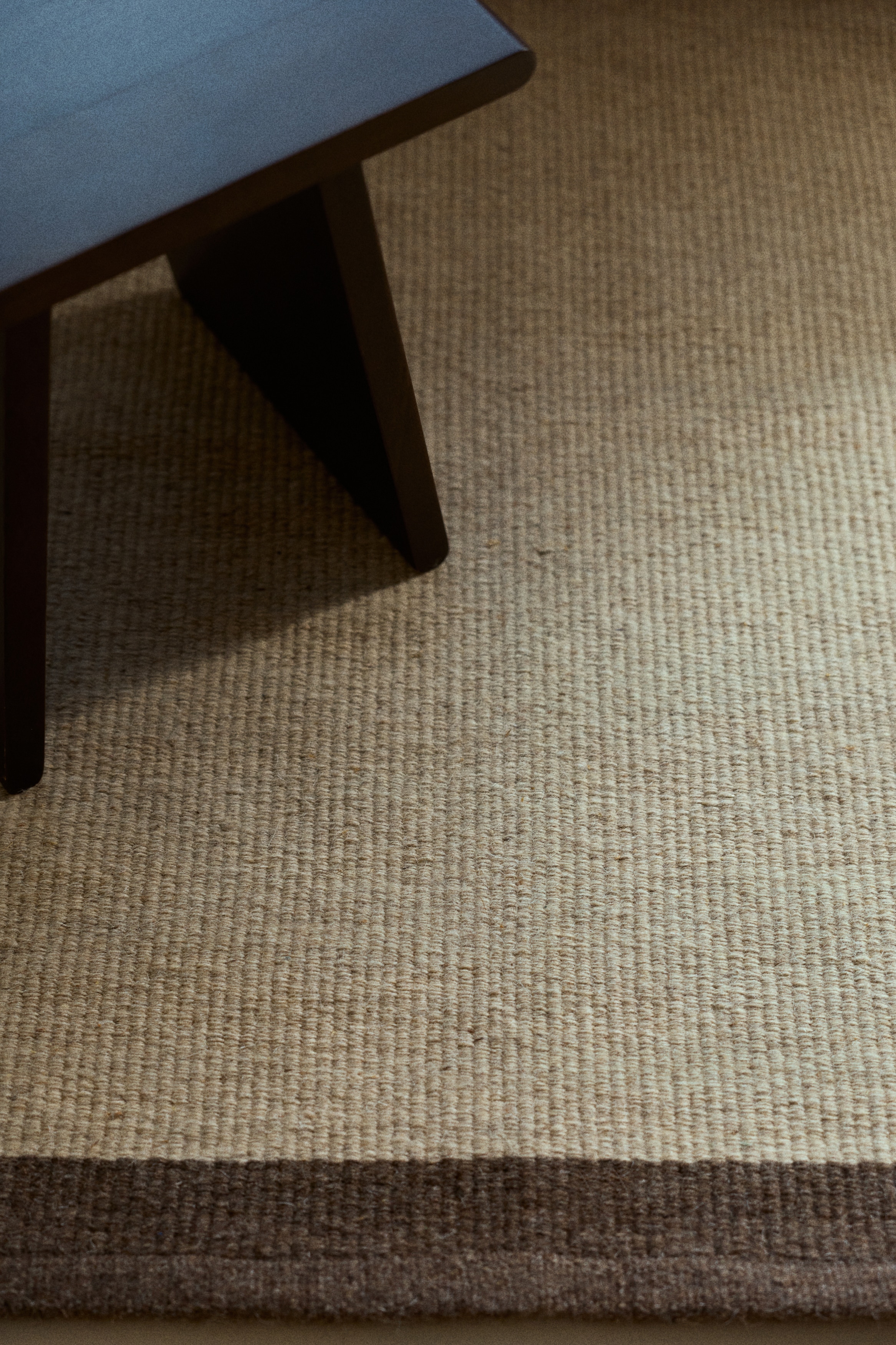 Wool-blend runner rug - Beige