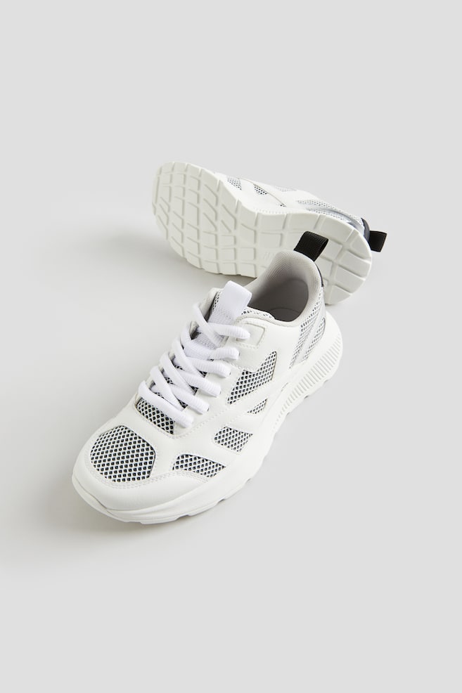 Lightweight-sole trainers - White/White/Light pink - 2