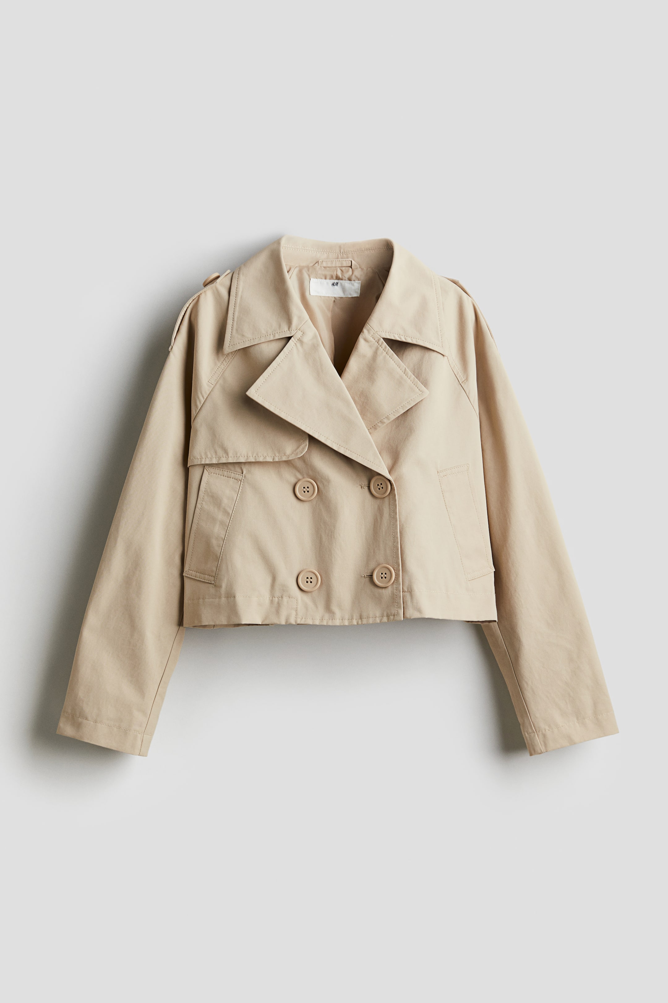 View larger image: Felted Bomber Jacket - Beige - Kids | H&M AU 1