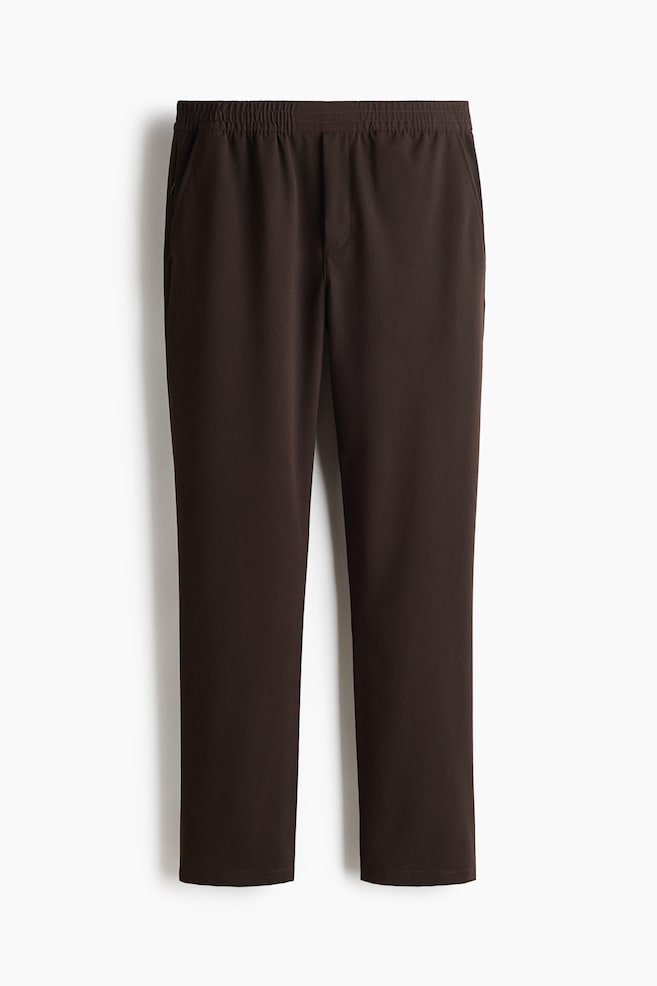 Four-Way Stretch Regular-Fit Pull-On Pants - Dark brown/Black/Navy blue - 1