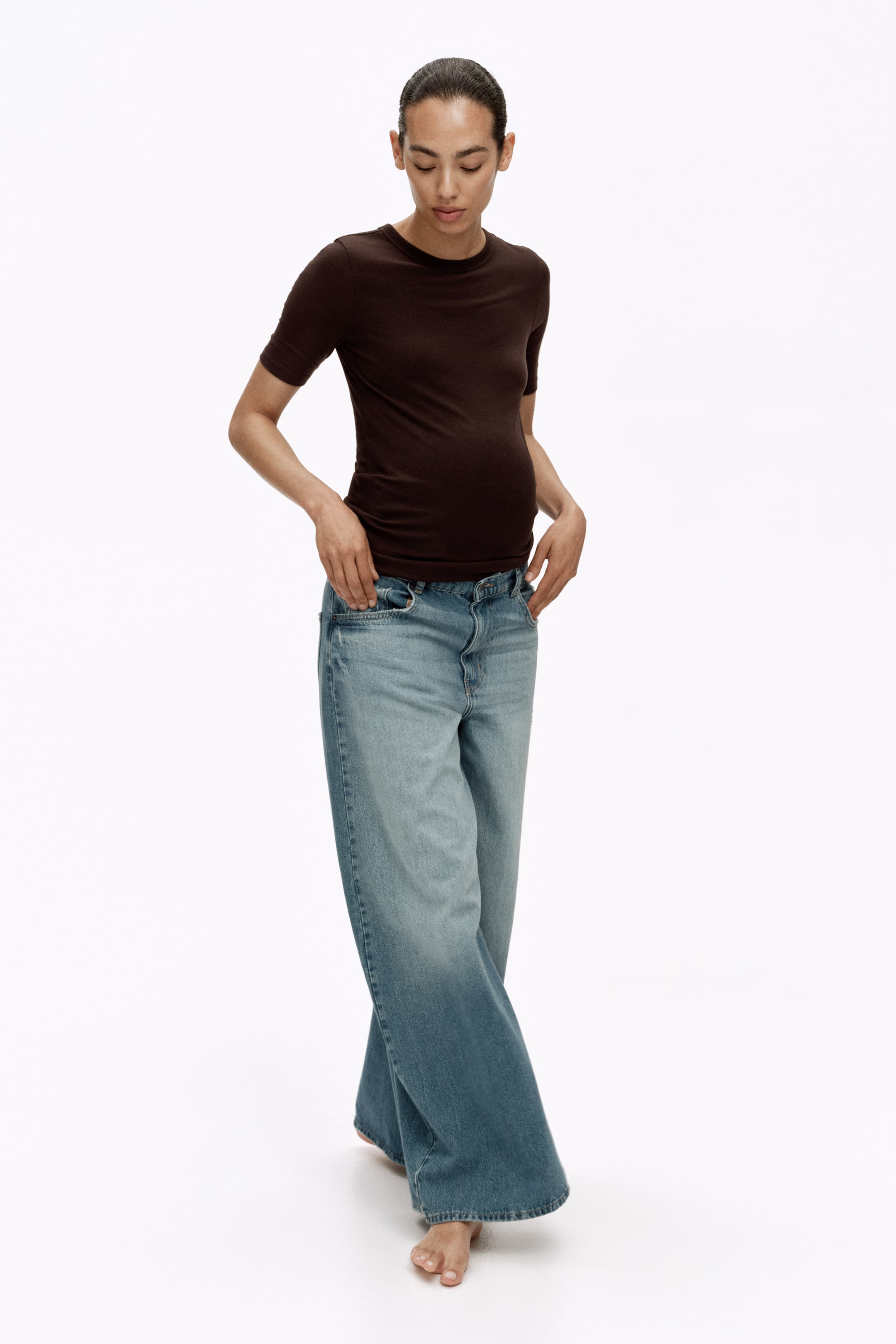 MAMA Ribbed T-Shirt