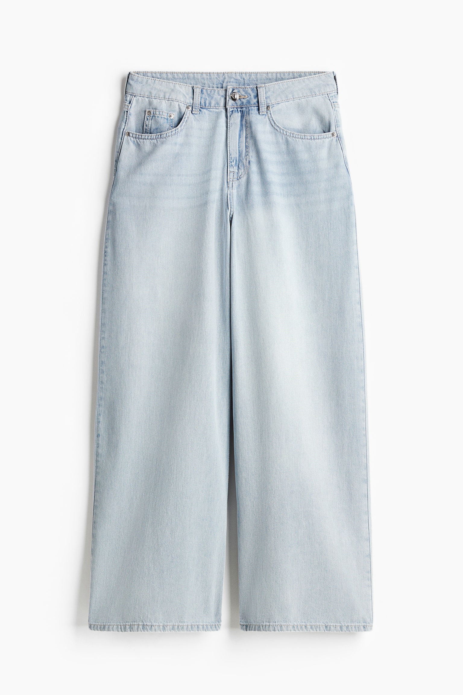 Baggy Wide Low Jeans - Pale denim blue/Light denim blue/Light grey/Light denim blue - 2