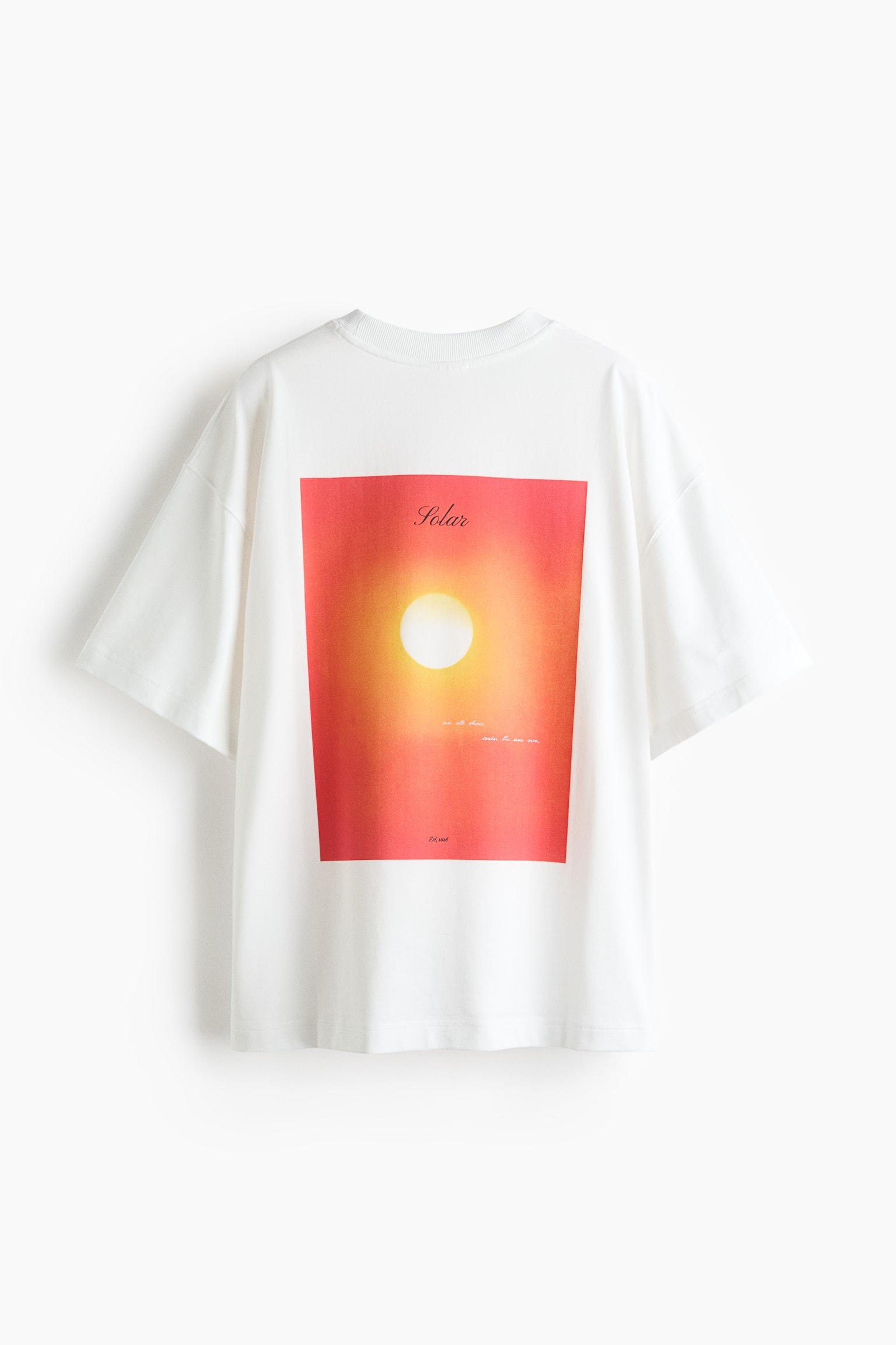 Женская футболка H&M Move Oversized-Fit Printed Sports, цвет: Белый — фото 5