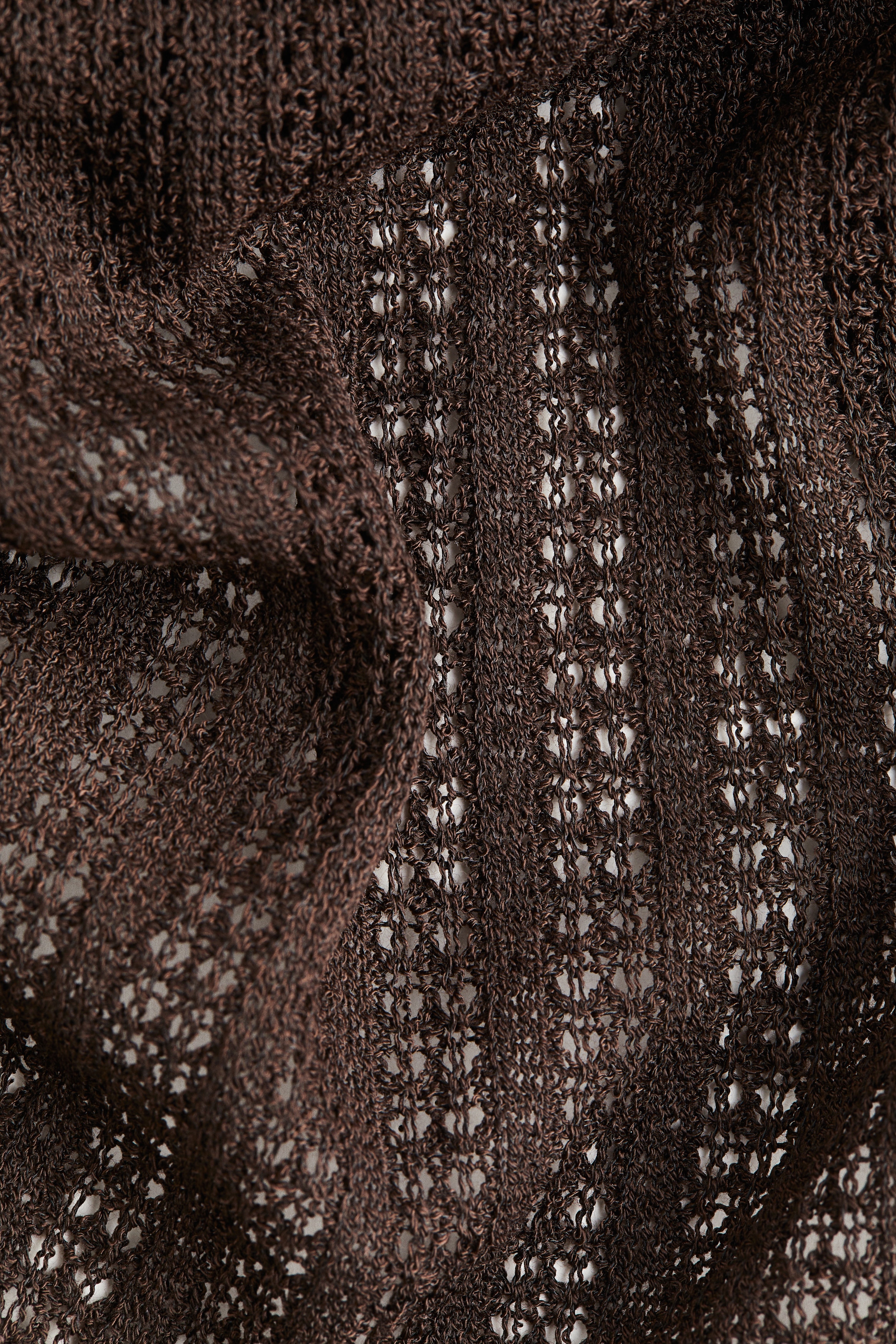 Knitted drawstring trousers