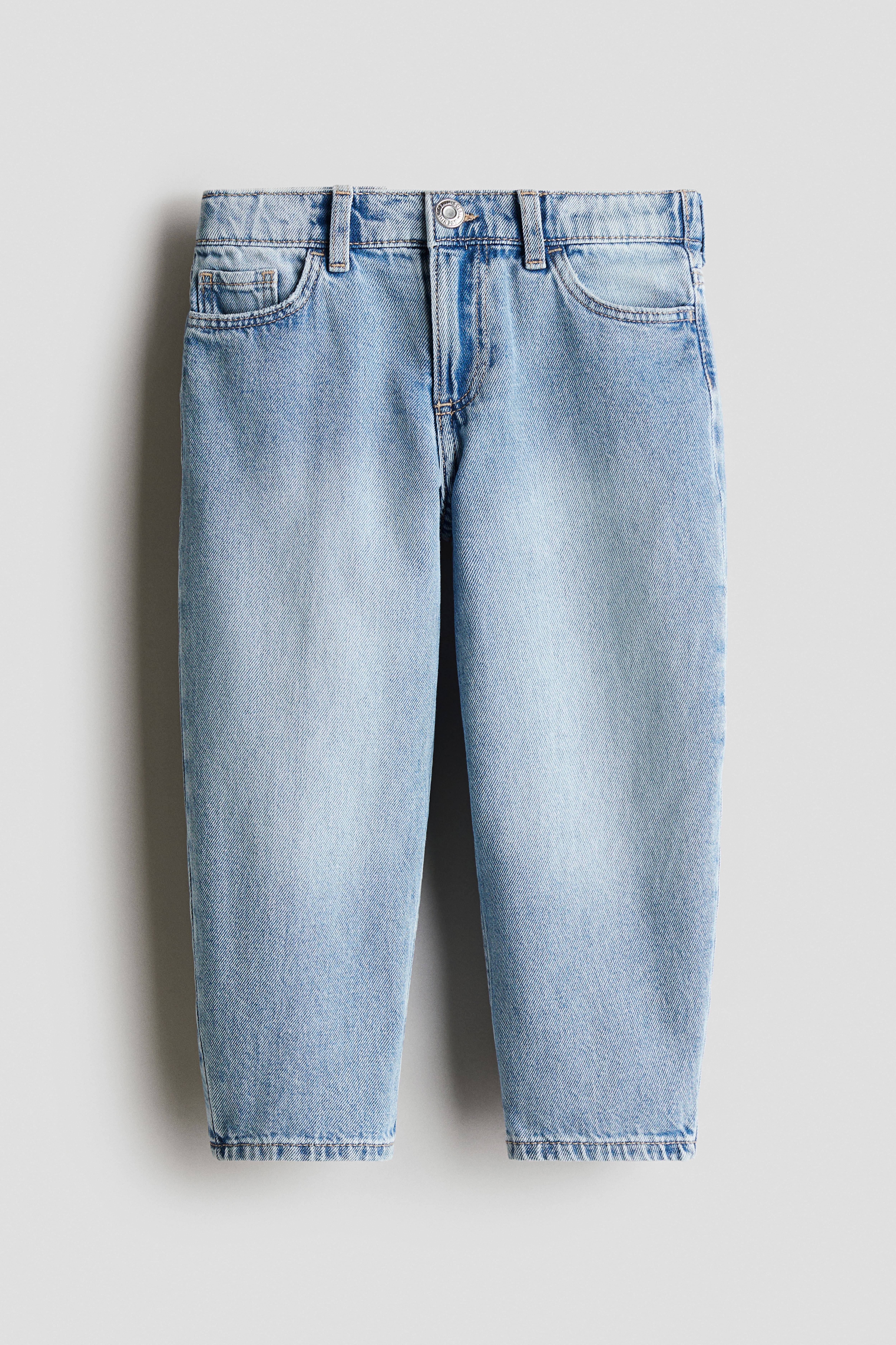 Loose-Fit Barrel Jeans