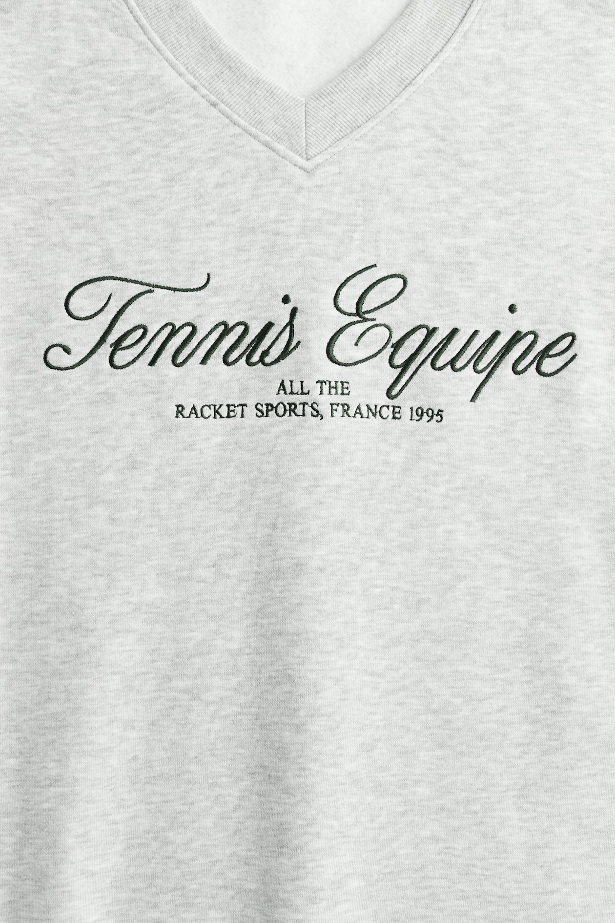 Oversized V-Neck Sweatshirt - image 3