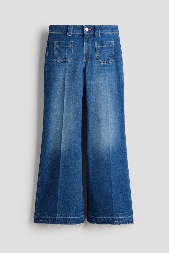 Flared Jeans - Denim blue/Denim gray/Denim blue/Denim blue - 1