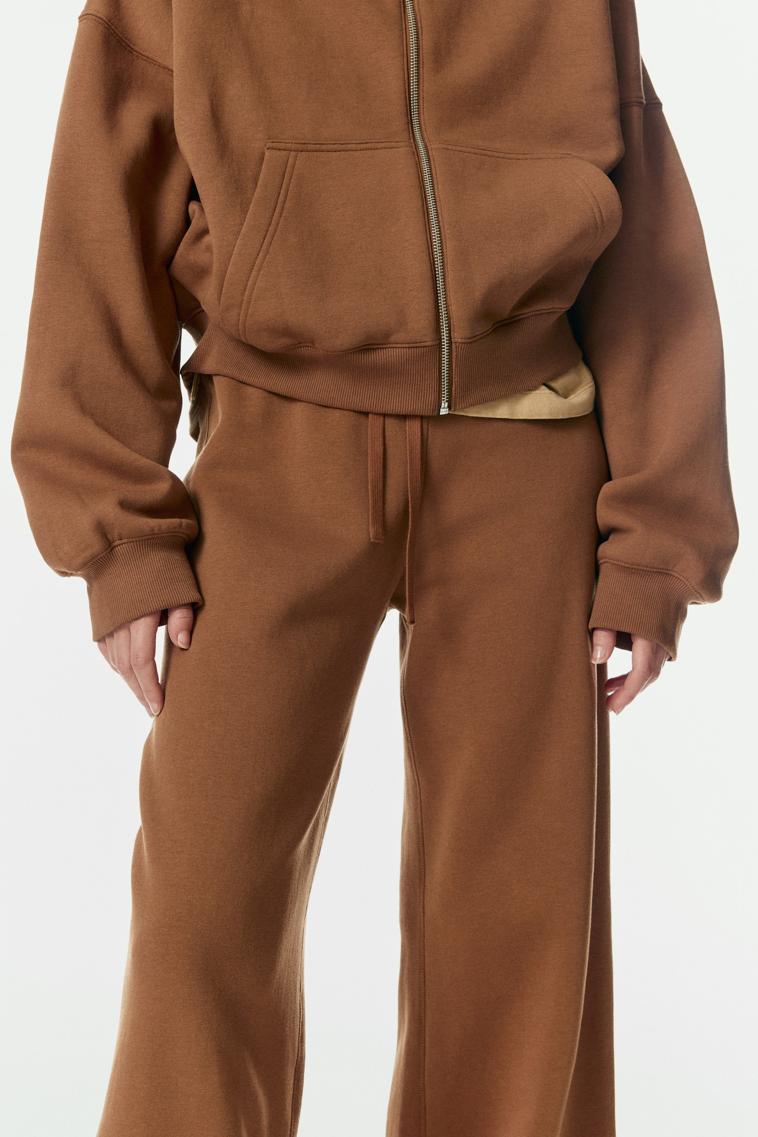 Flared sweatpants - Brown/Black/Grey marl/Light peach pink/Dark purple/Grey marl - 6